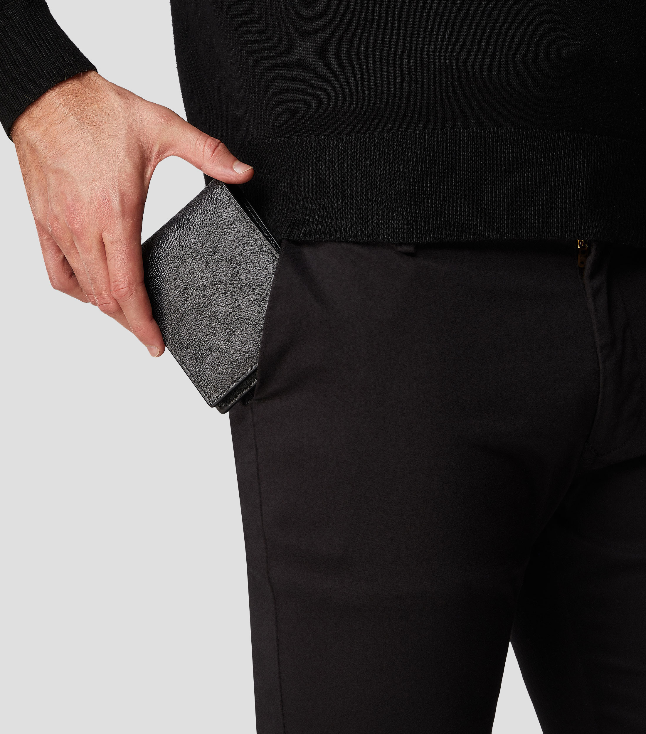 Cartera bifold con monogram Hombre