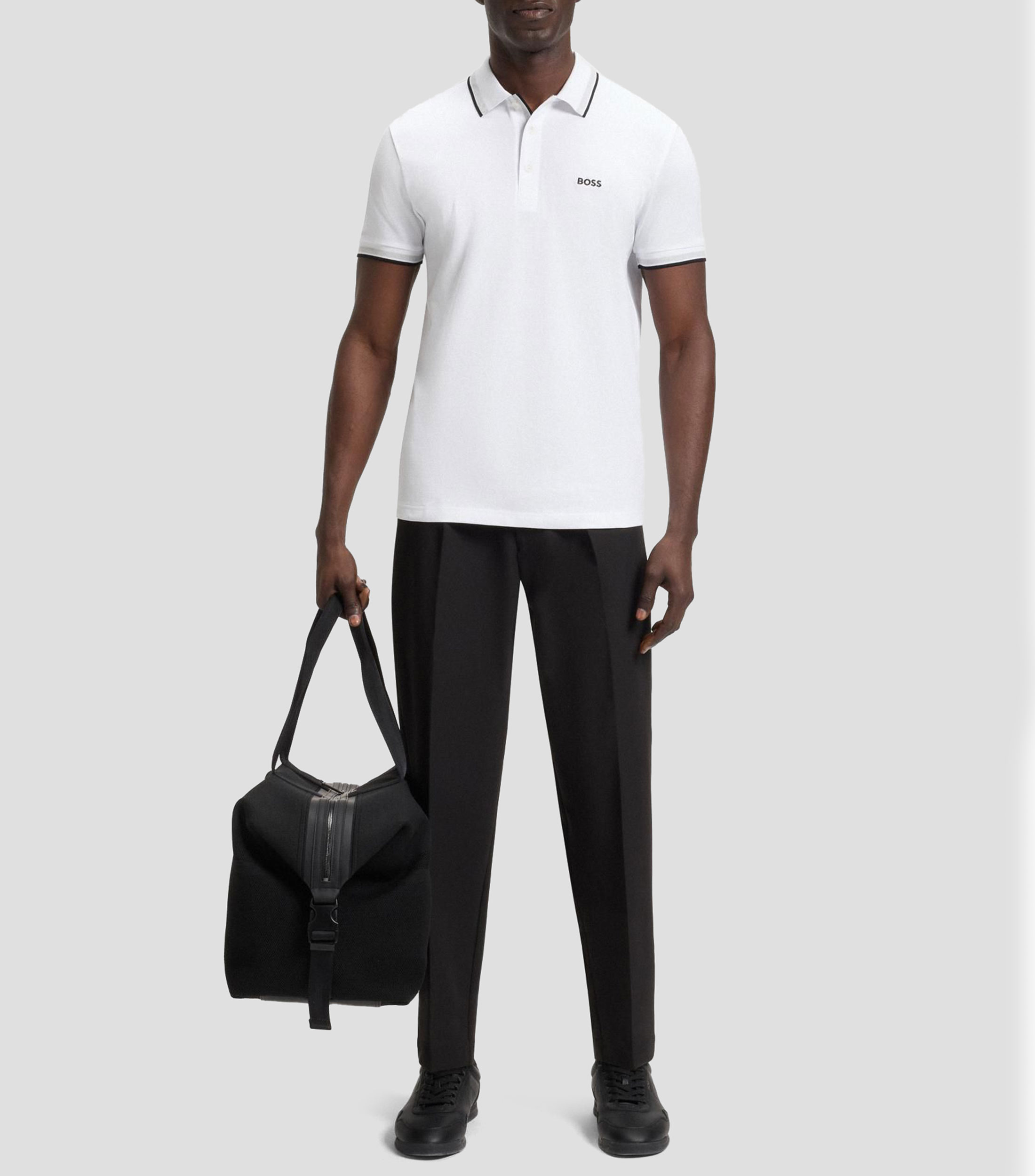 Playera tipo polo Paddy en piqué de algodón Hombre