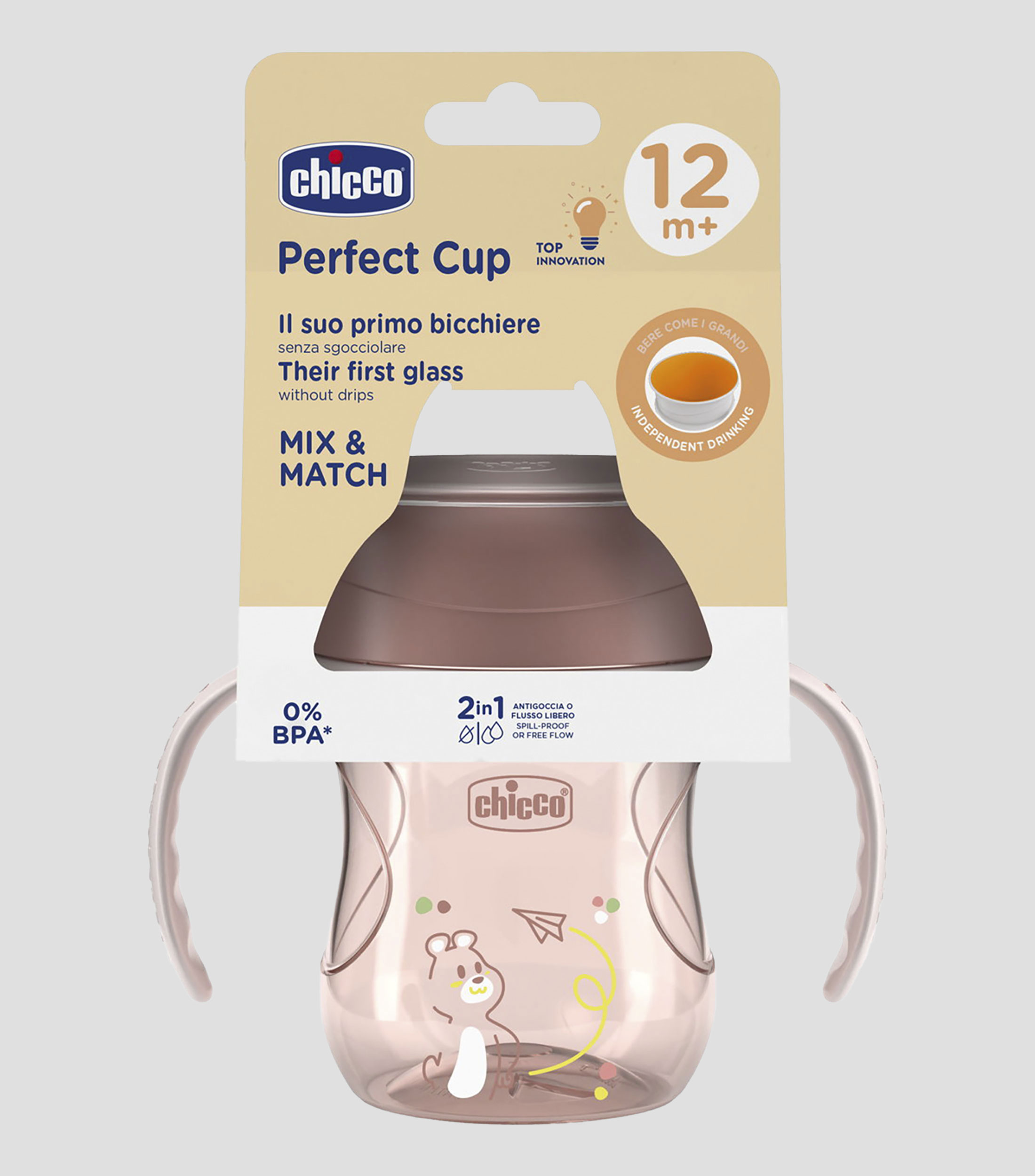 Vaso Perfect rosa, 200 ml