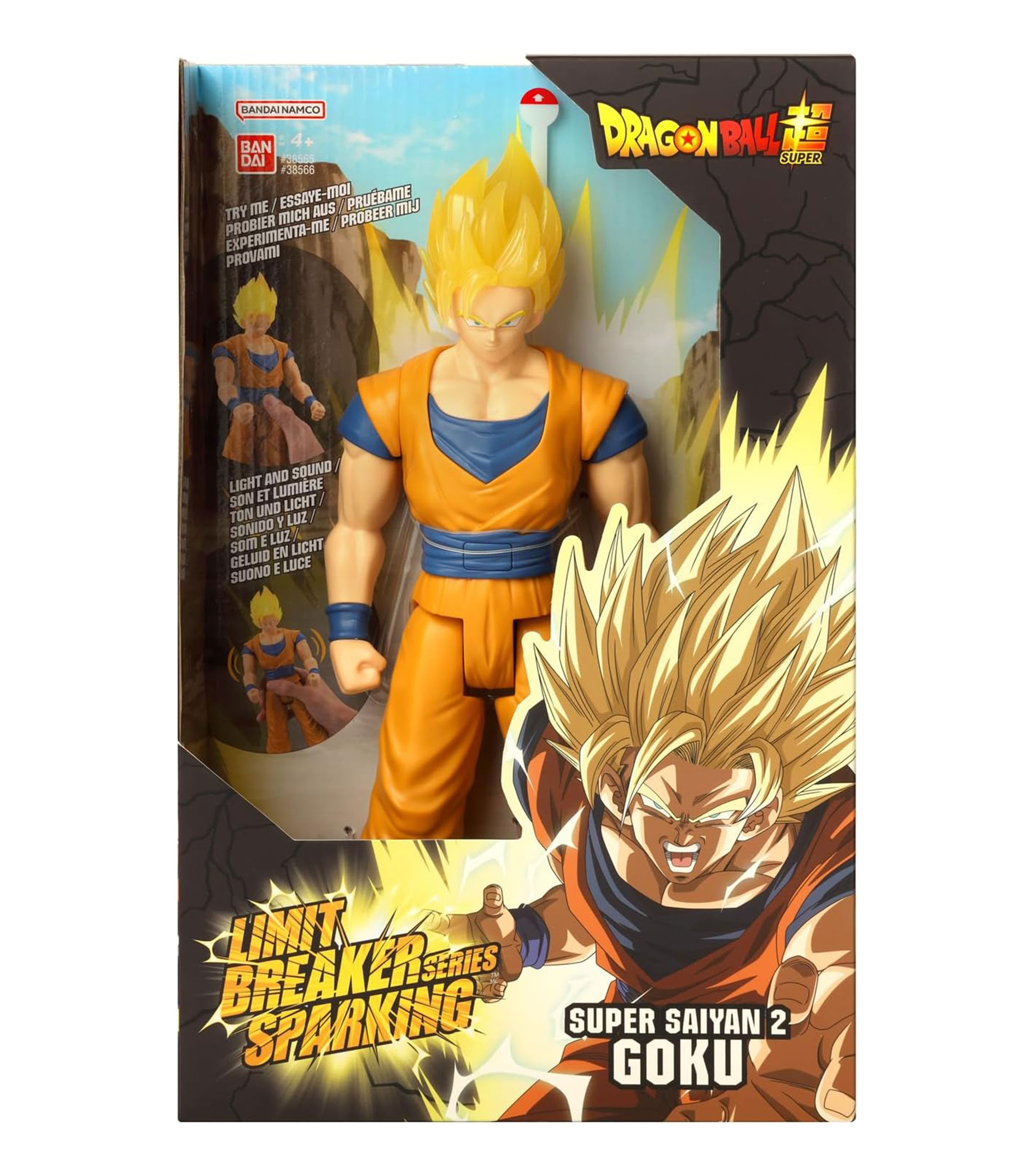 Figura de acción Dragon Ball Super Limit Breaker Series Sparking Saiyan 2 Goku
