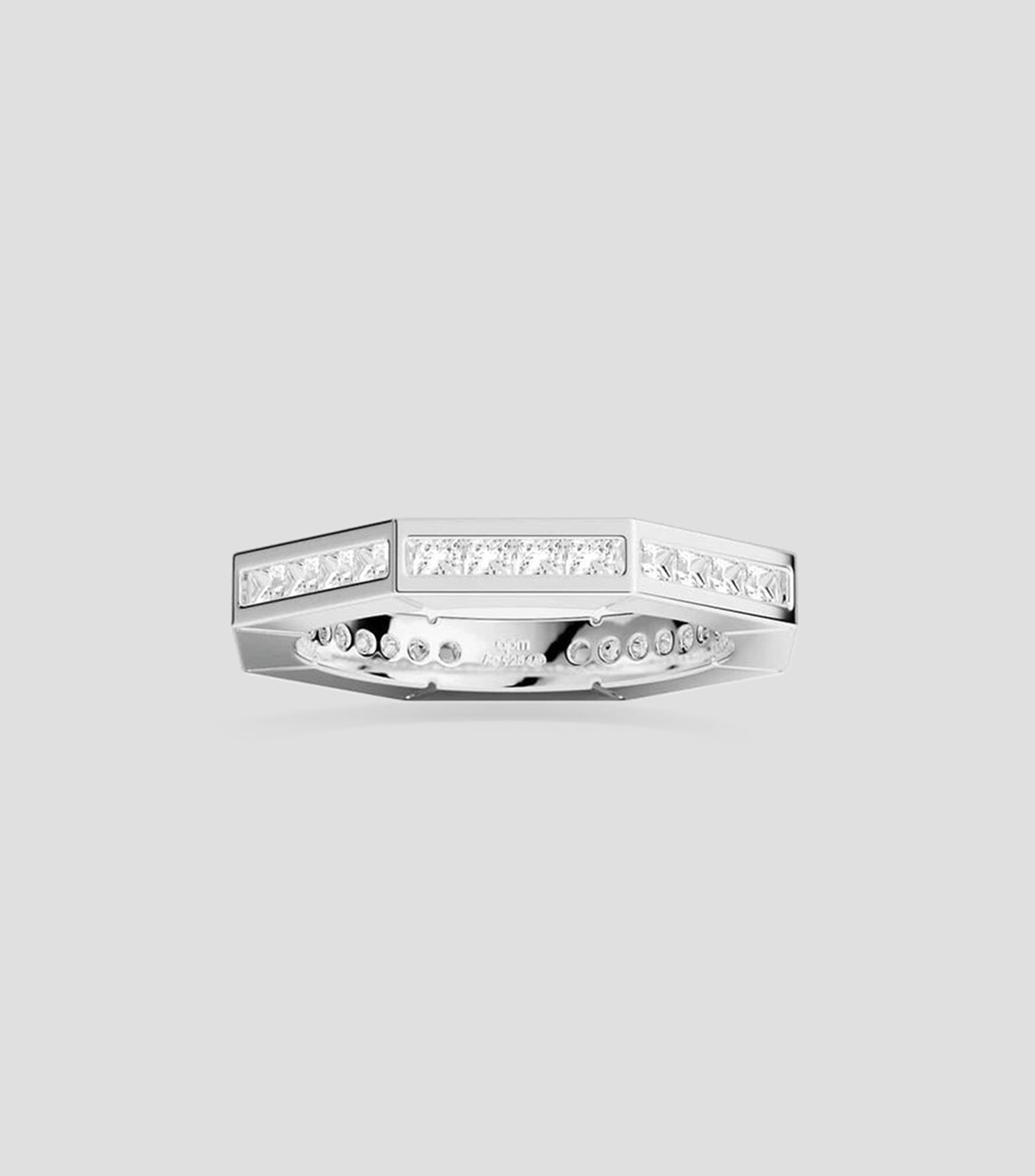Anillo en plata .925 Printemps incrustaciones de zirconia cúbica Mujer