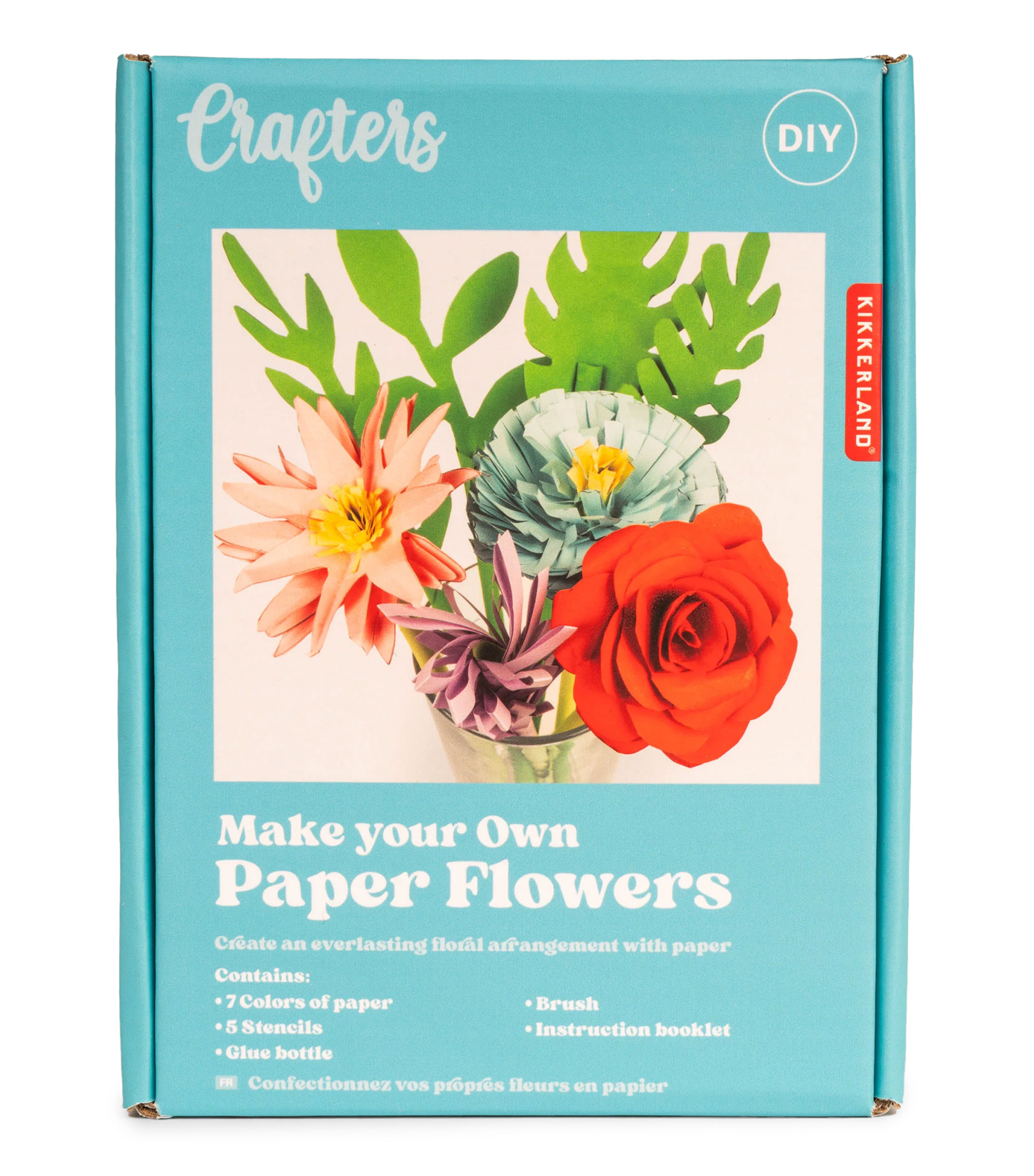 Cuaderno para realizar flores de papel artesanales