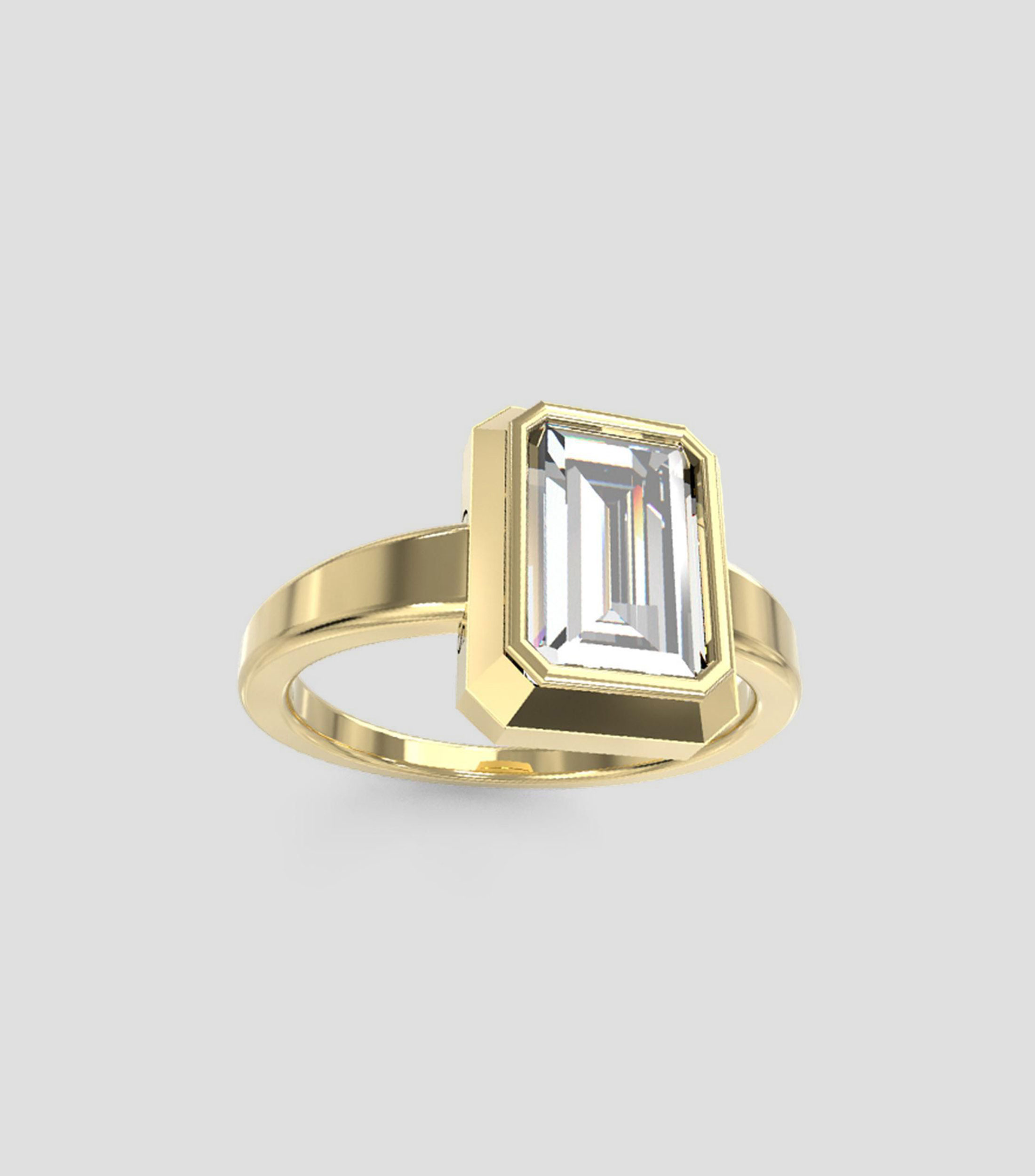Anillo 4G Light con circonia Mujer