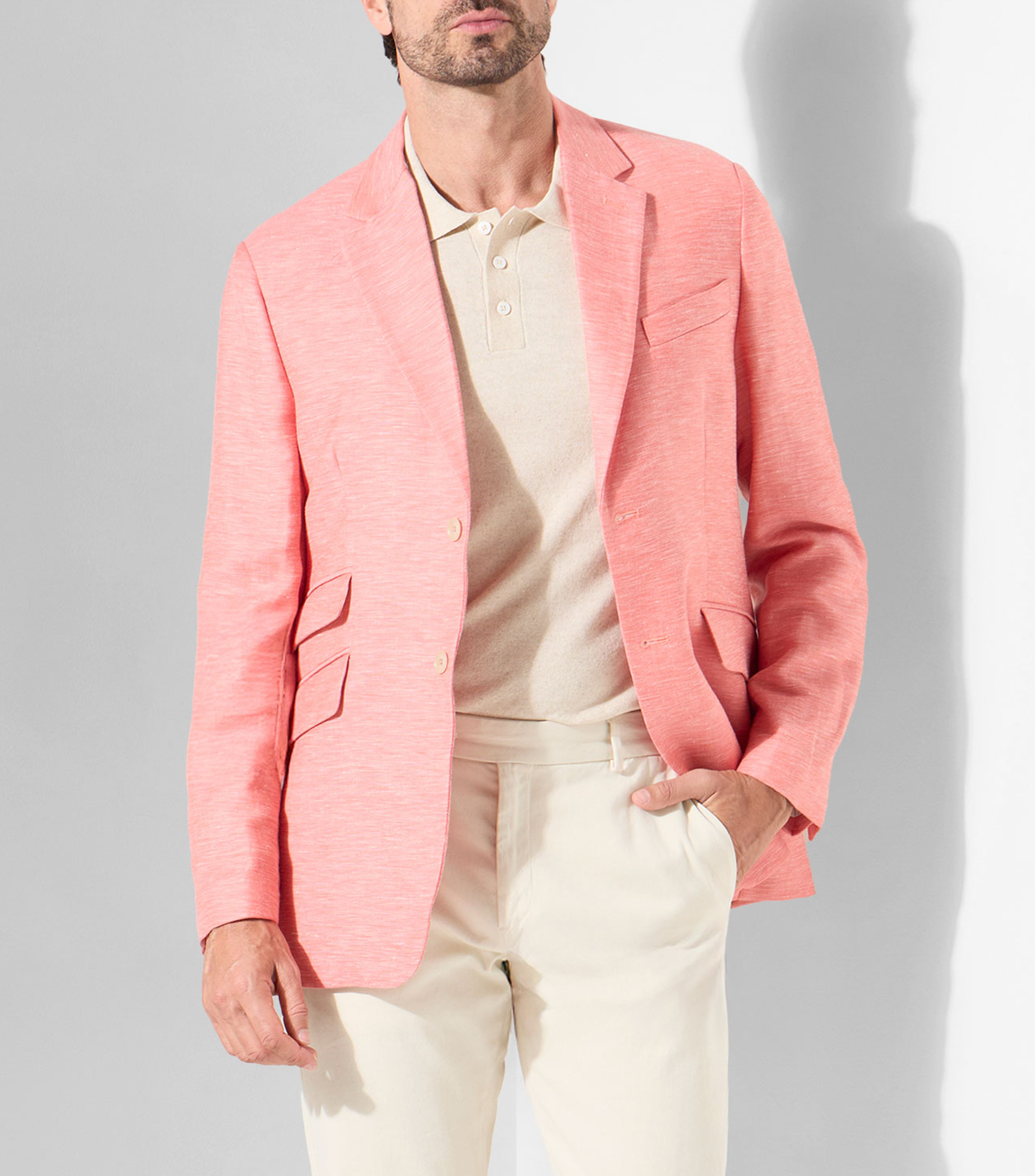Blazer jaspeado Hombre