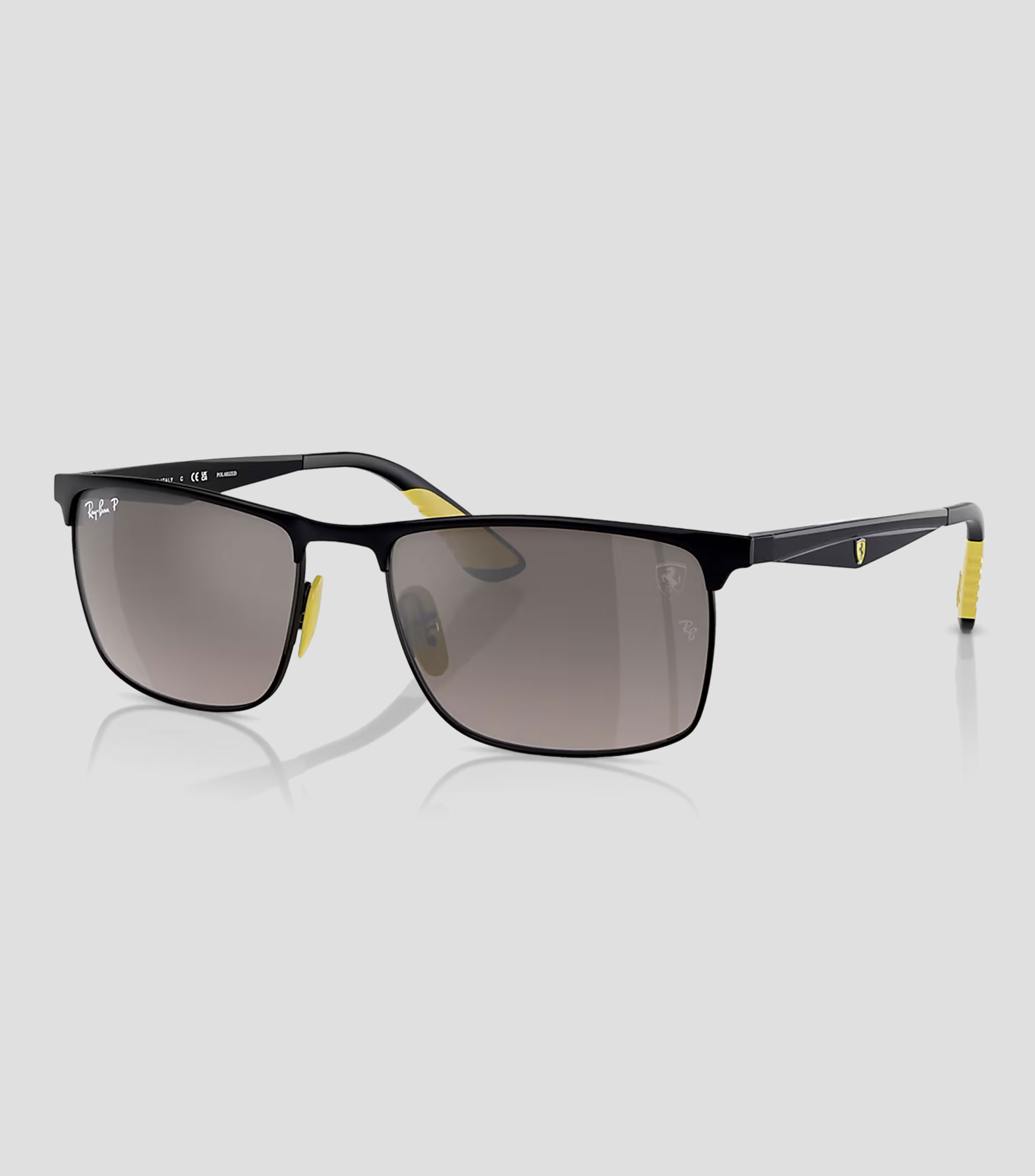 Lentes de sol Rectangulares Scuderia Ferrari Negros Hombre