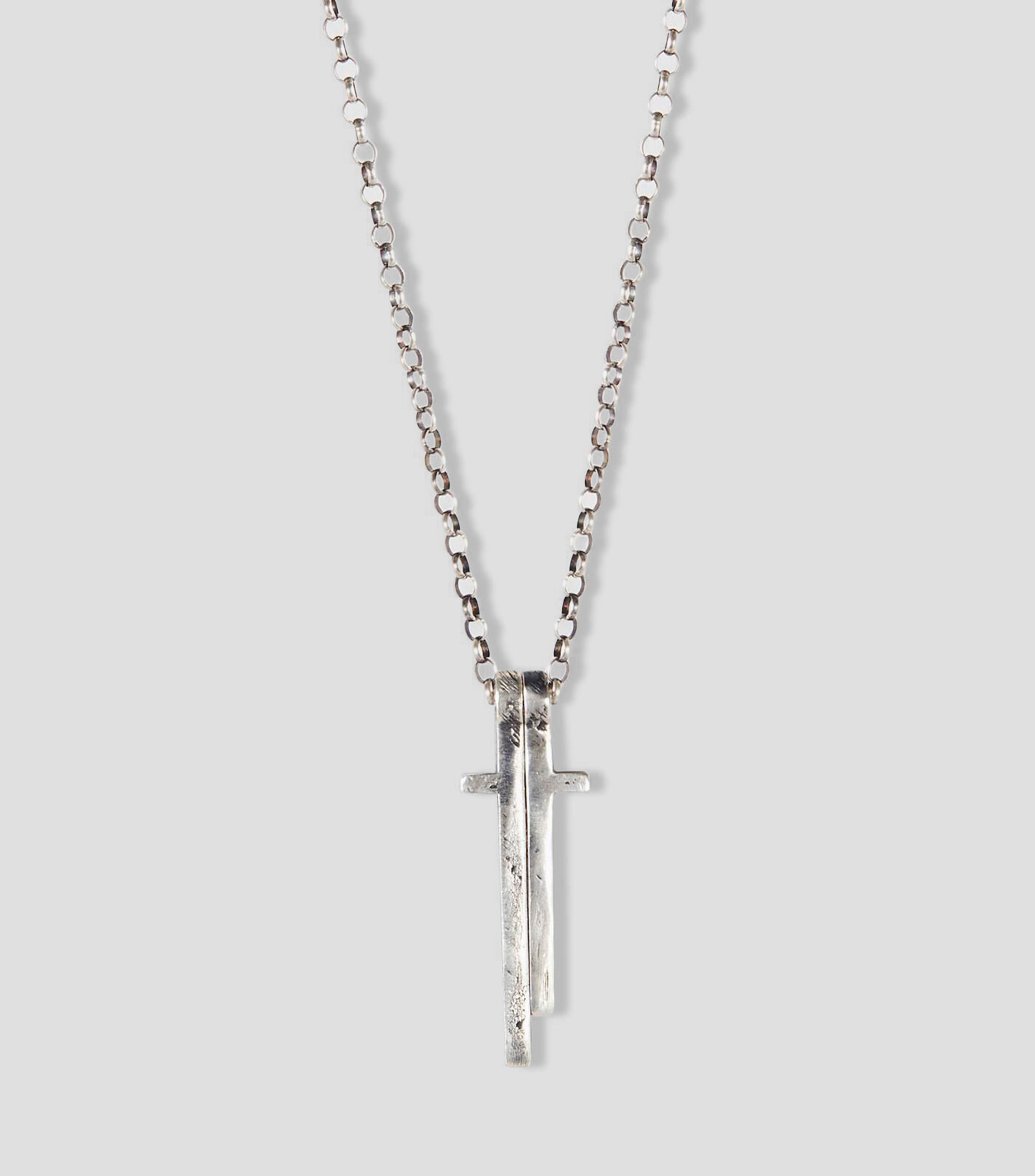 Collar Cruz en plata .925 Unisex