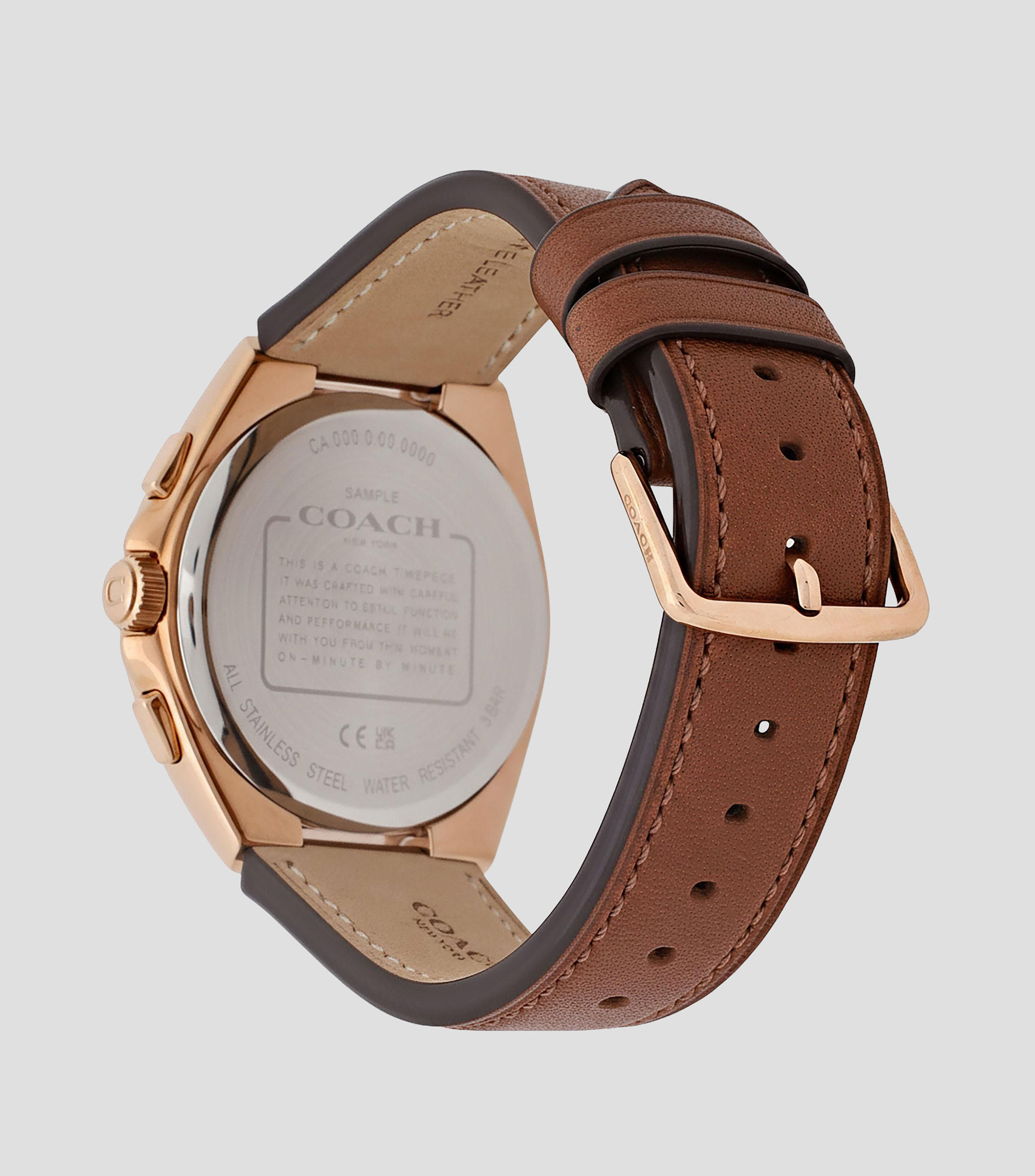 Reloj para Hombre Jackson Deportivo Blanco, Café