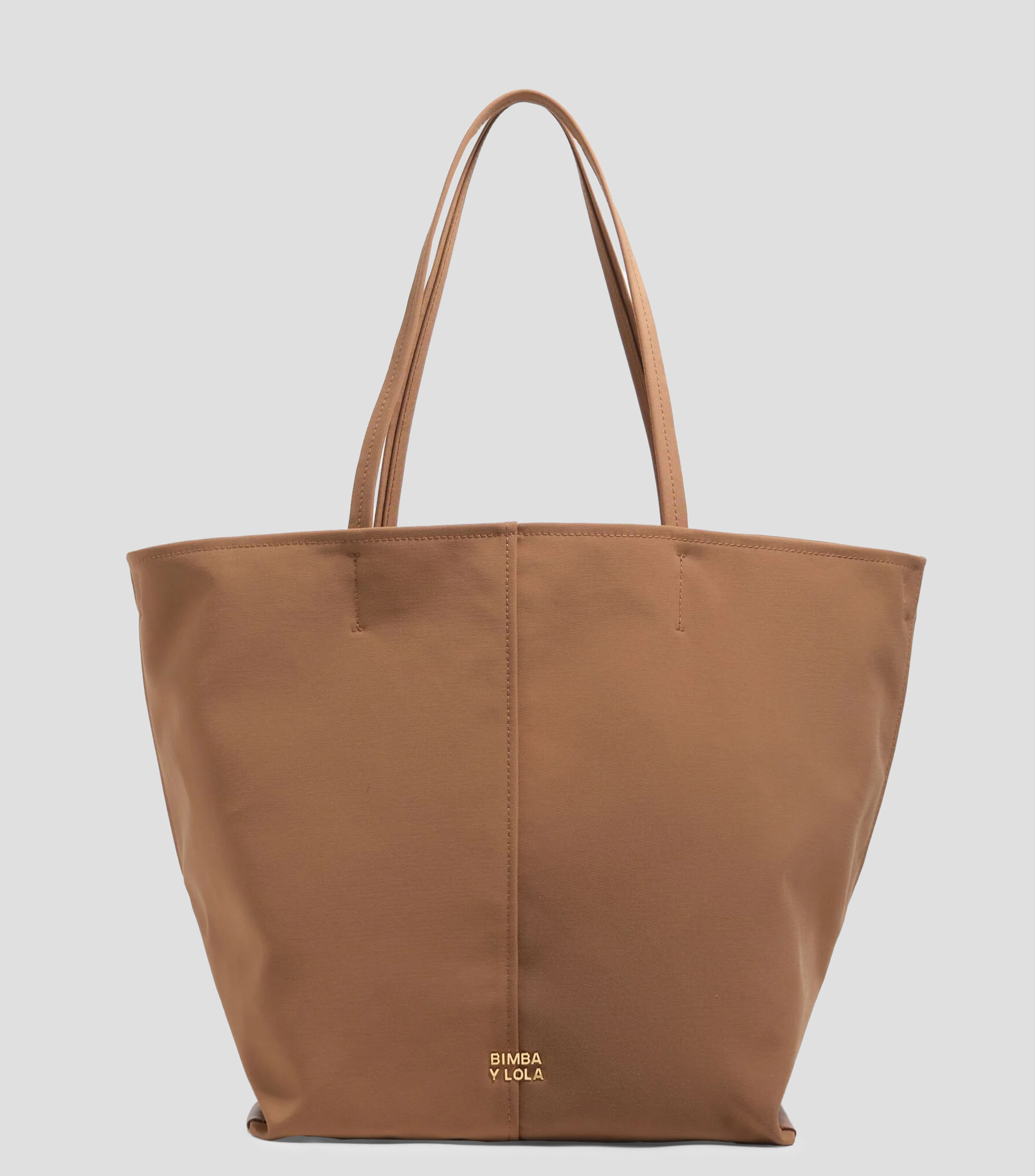 Bolsa tote grande gabardina Mujer