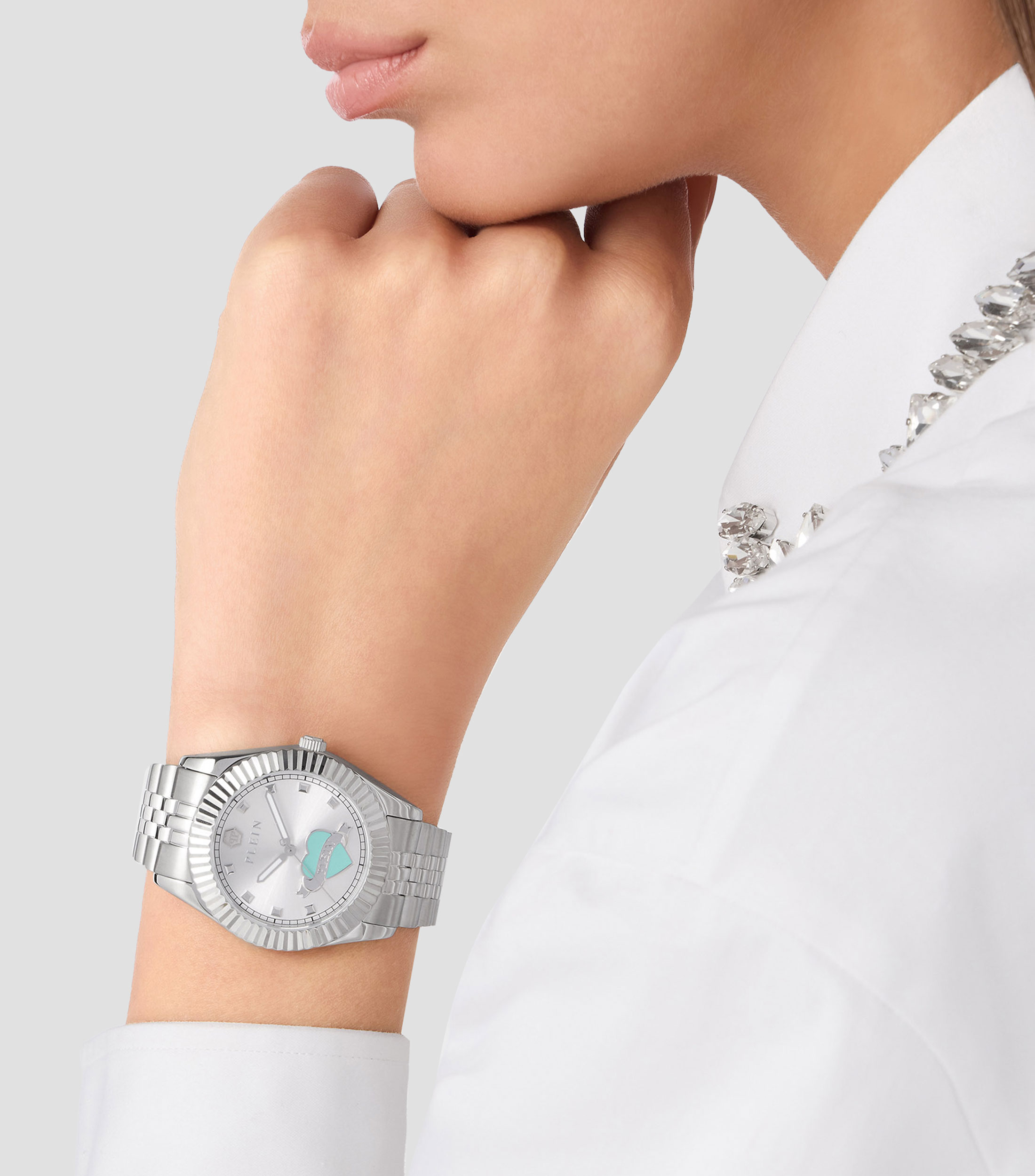 Reloj para Mujer Superlative casual plateado