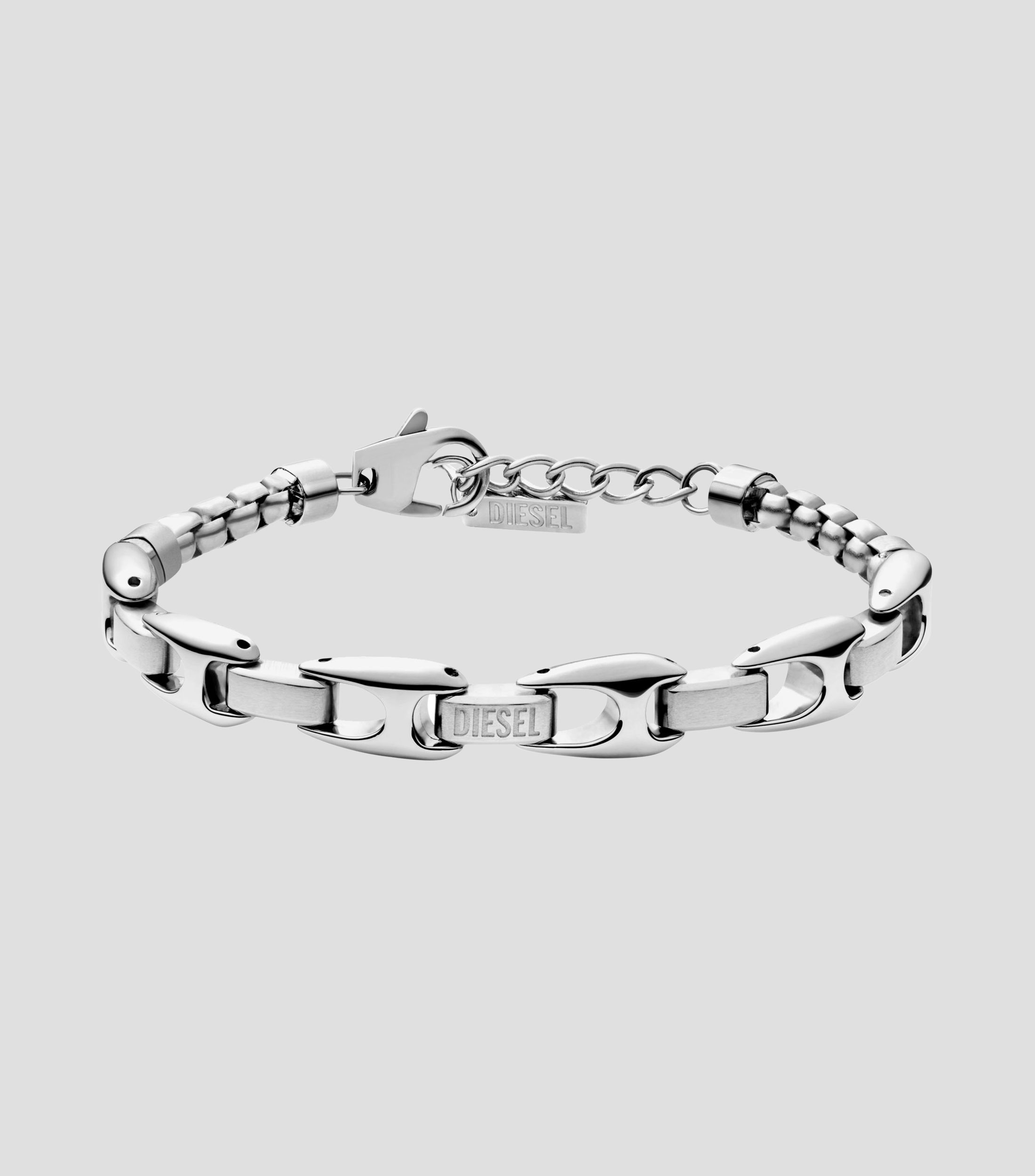 Pulsera eslabones bicolor Hombre
