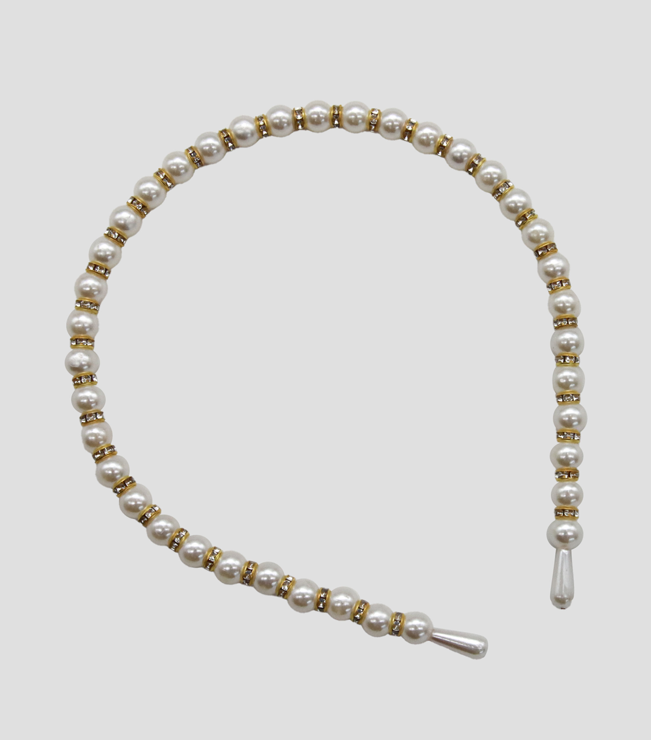 Diadema sencilla de perlas Niña