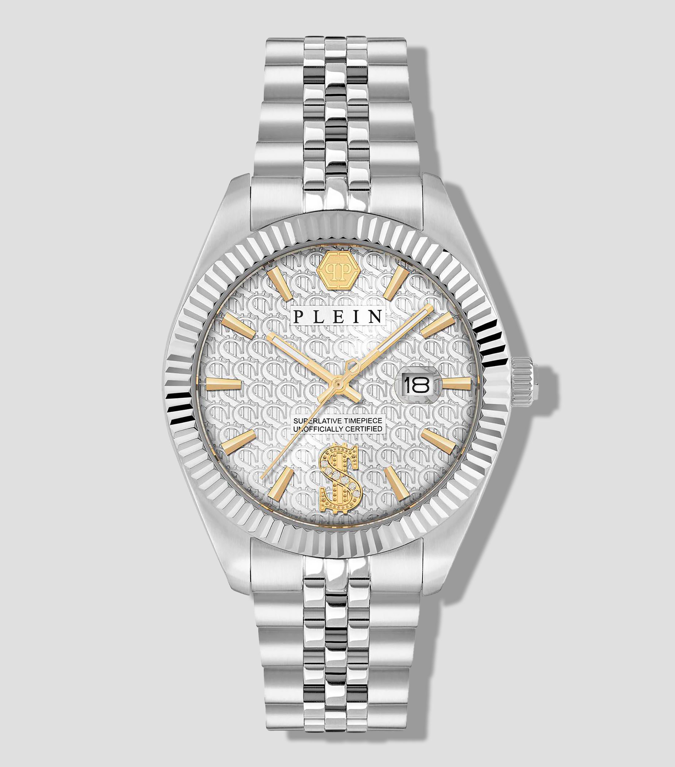Reloj para hombre Date Superlative Casual, Plateado