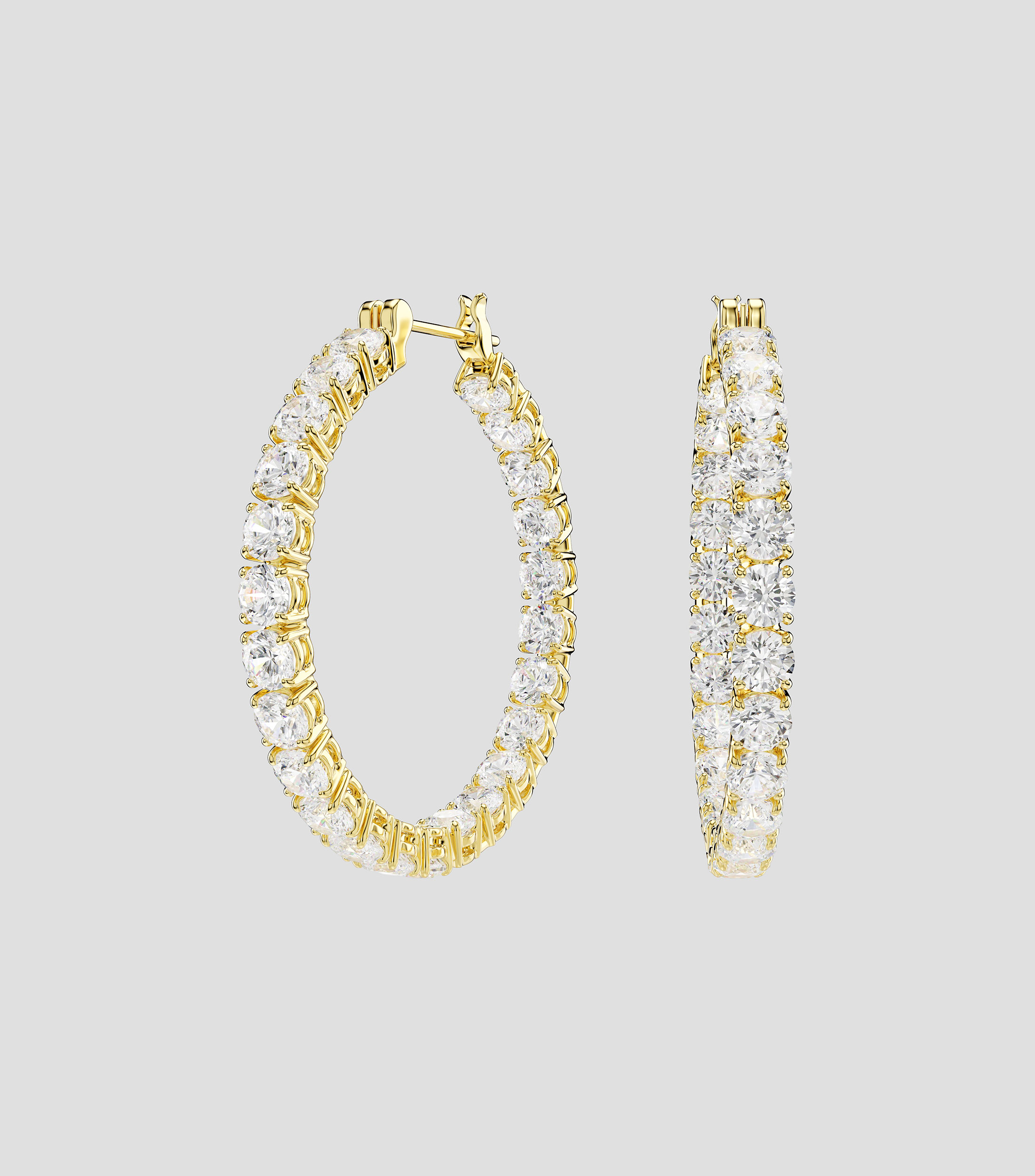 Aretes con piedras Mujer