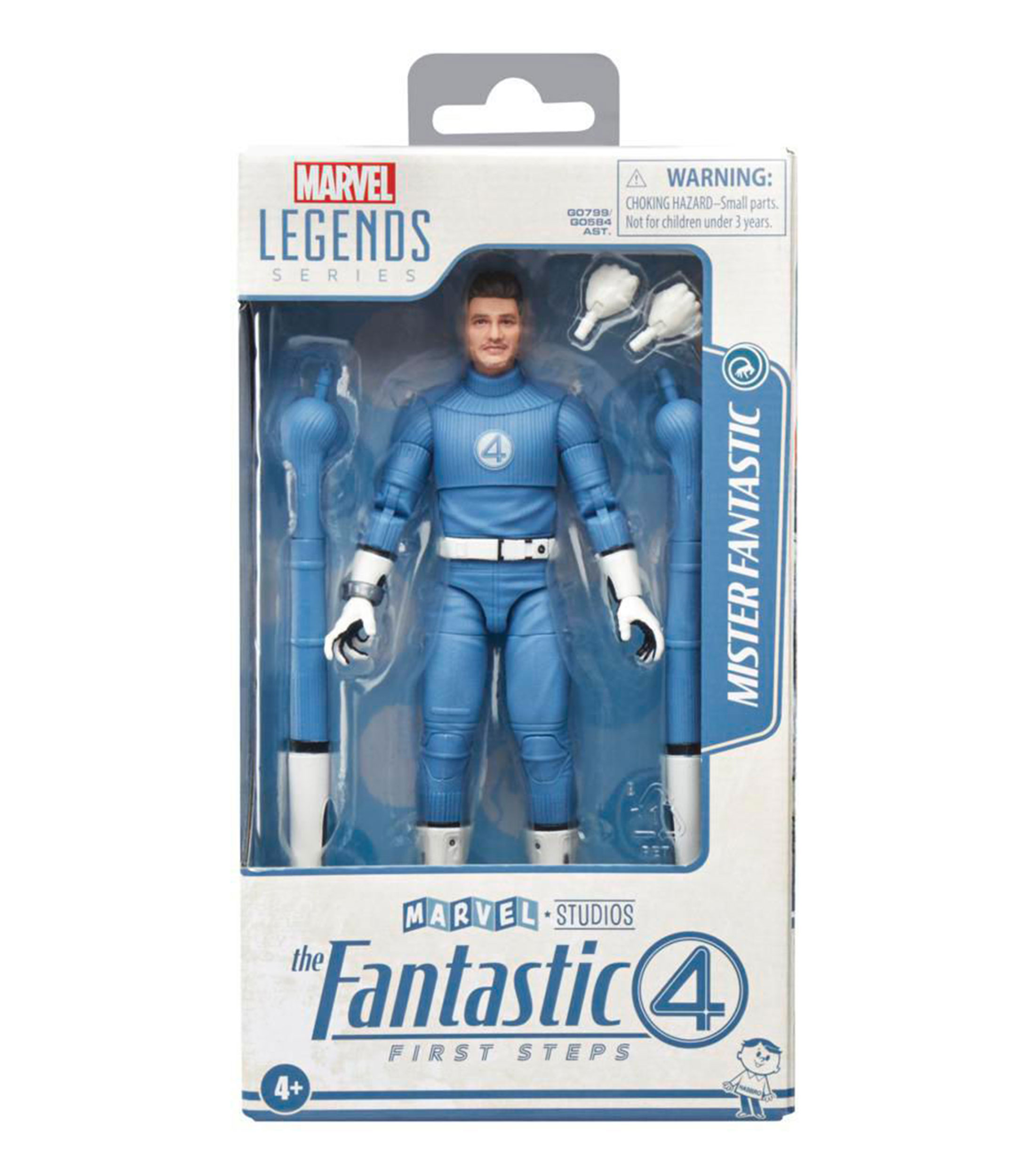 Figura de accion, Marvel Legends Series - Los 4 Fantasticos Primero Pasos, Mister Fantastic
