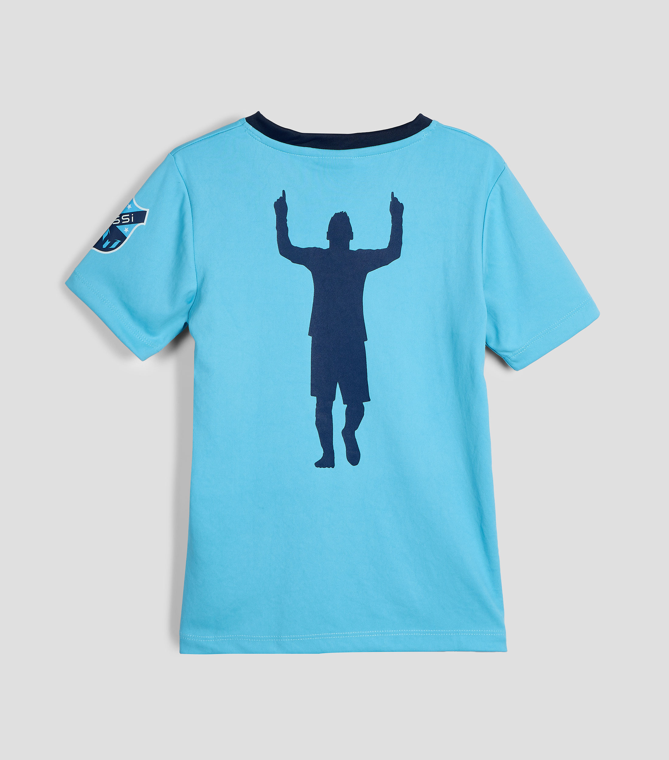 Playera cuello redondo manga corta estampada Niño