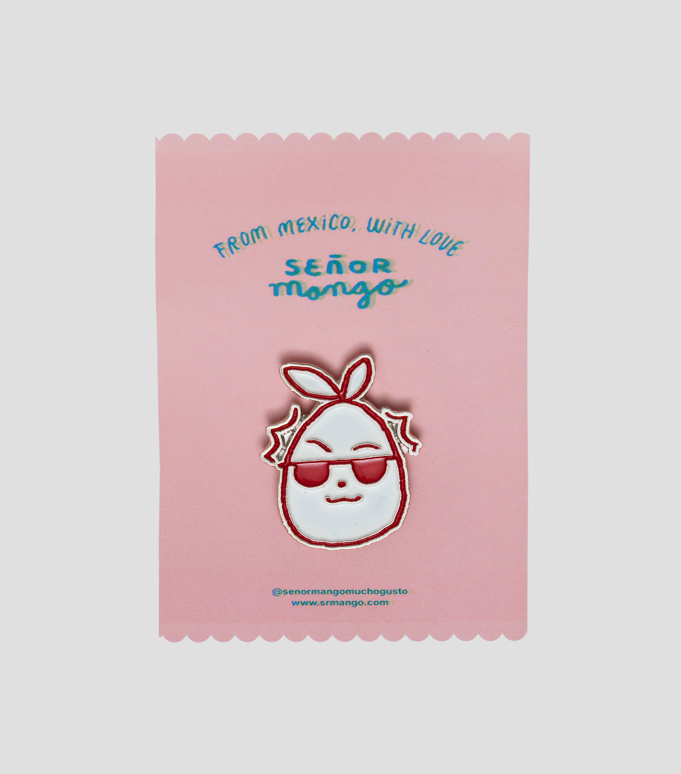 Pin del señor mango, enchilado Unisex