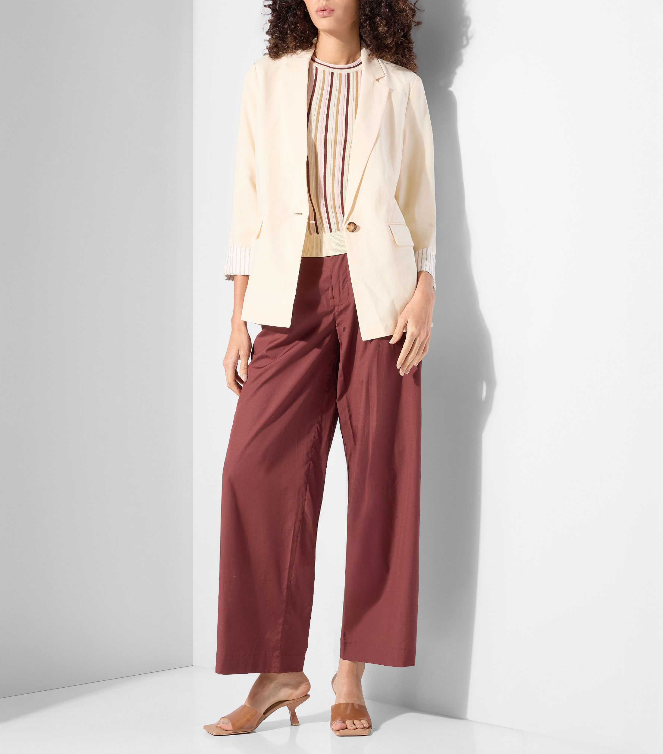 Blazer liso Mujer
