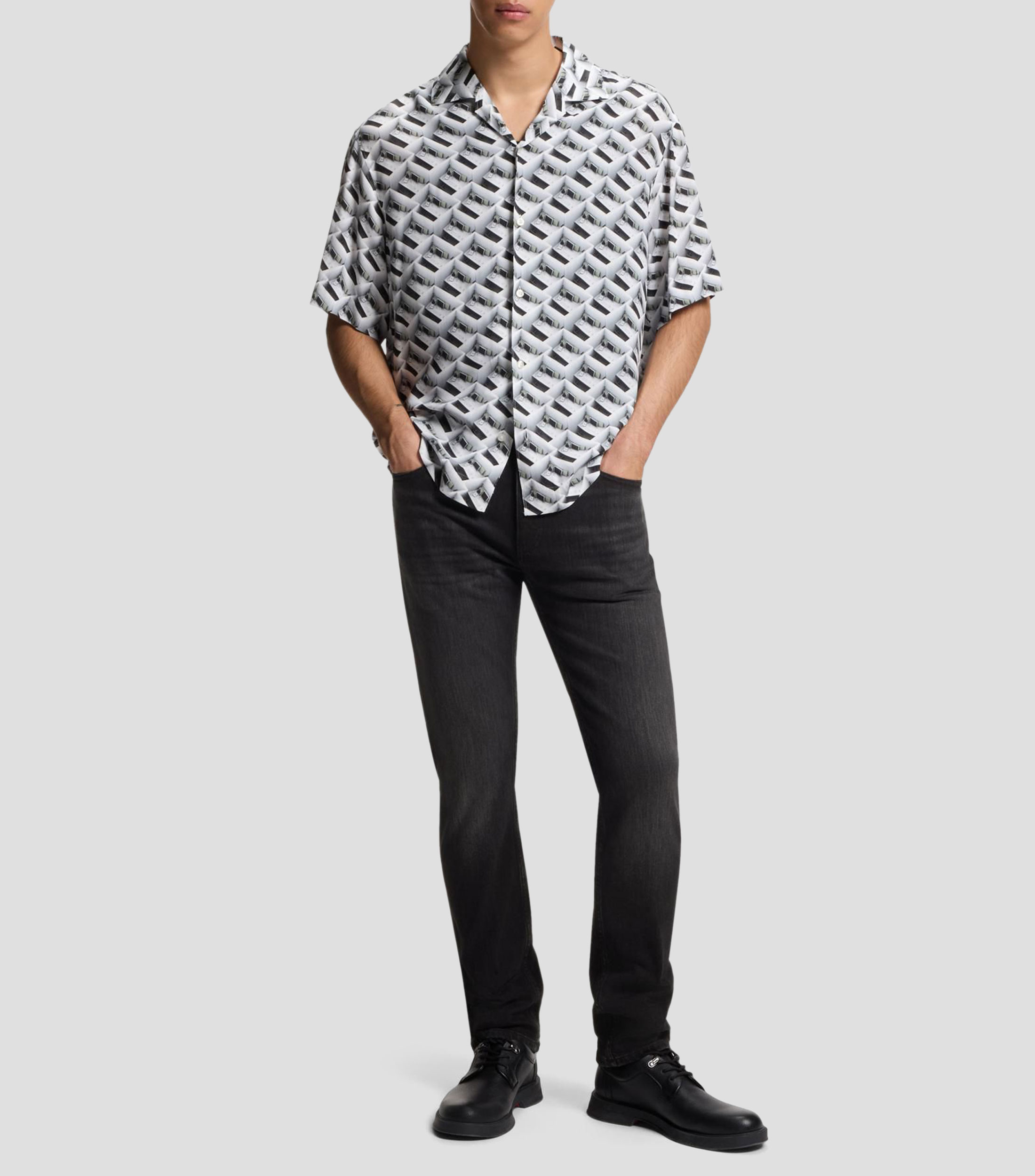Jeans Hugo slim denim elástico Hombre