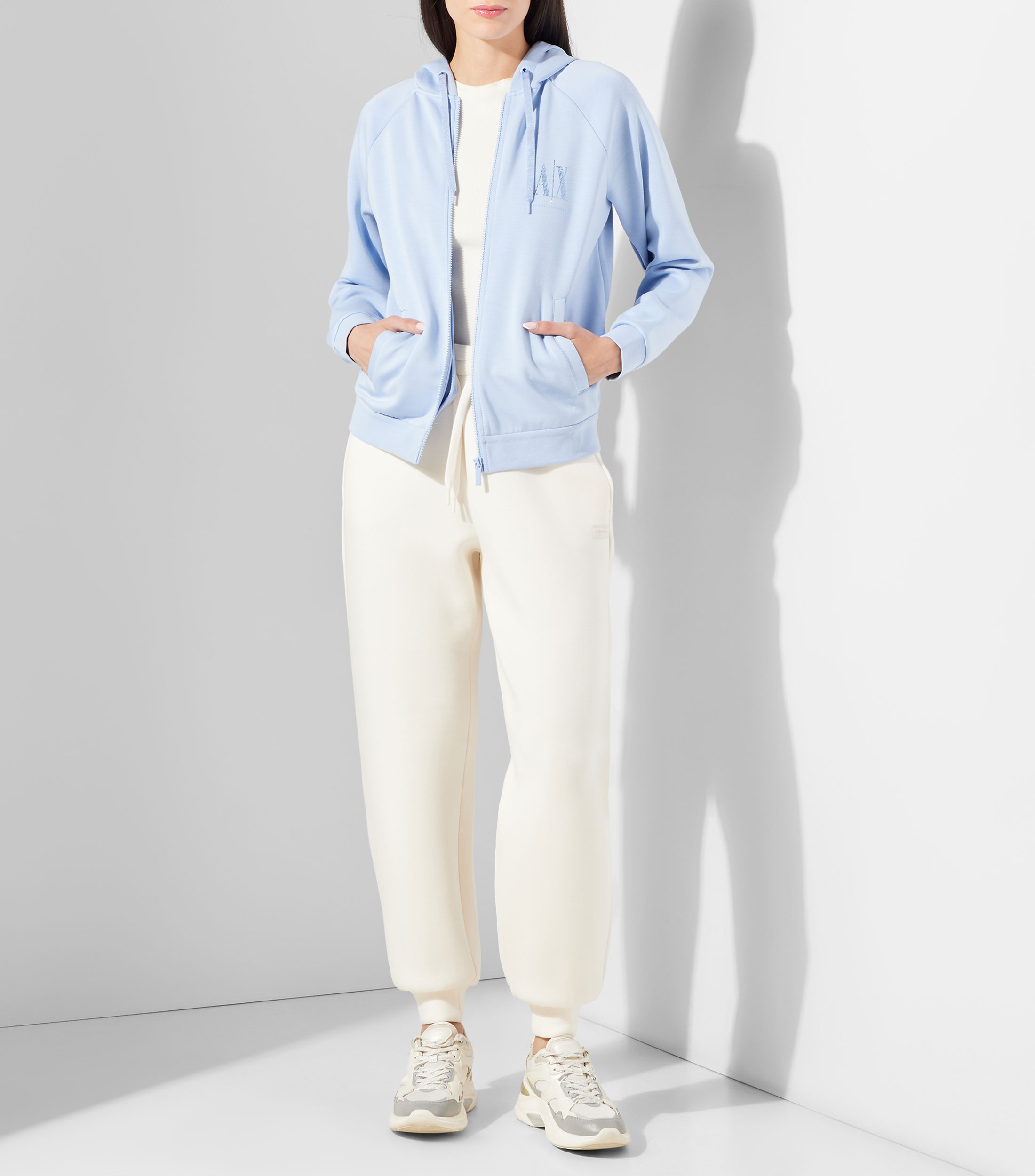 Sudadera con cremallera y capucha Mujer