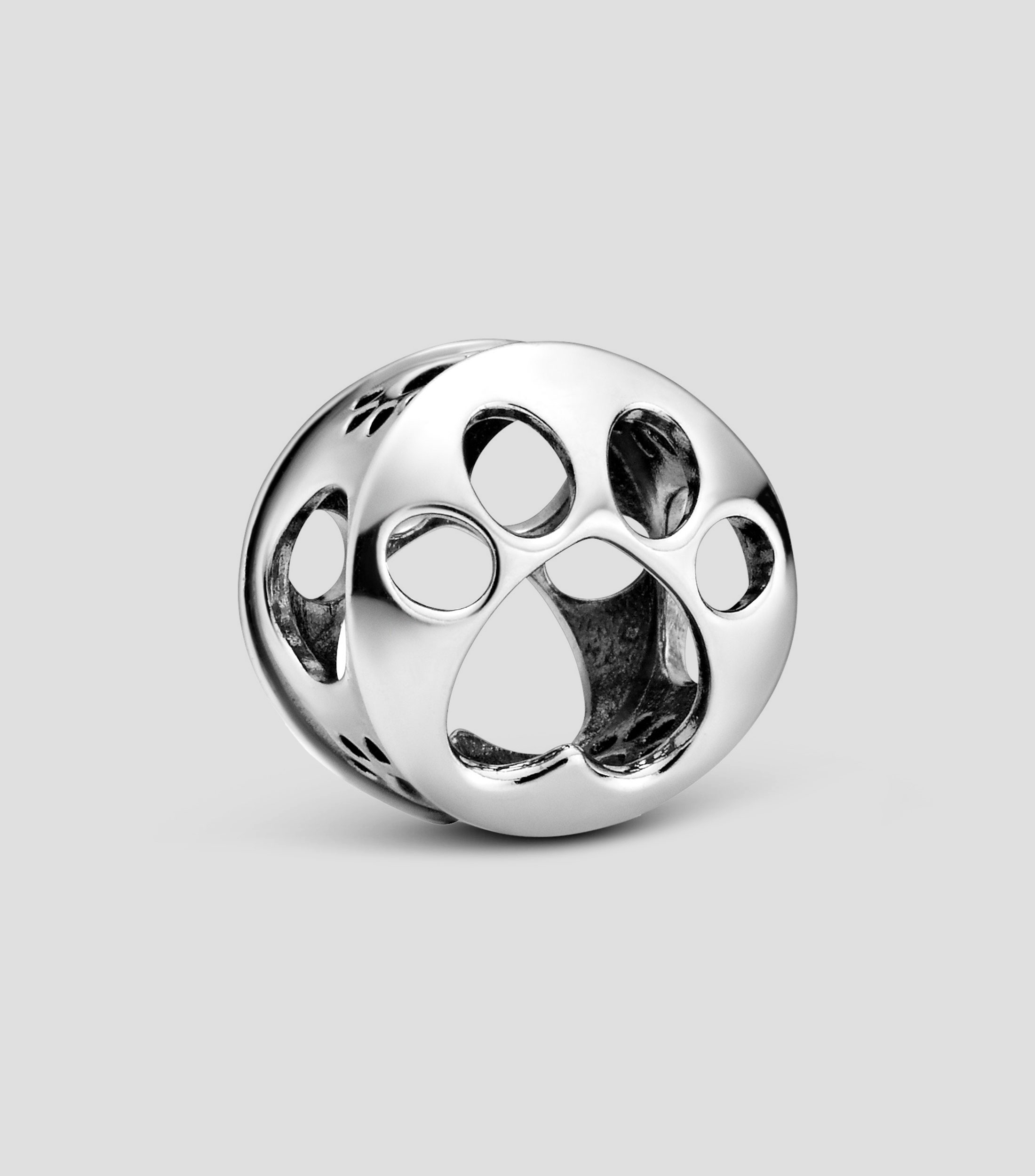 Charm huella en plata Moments Mujer
