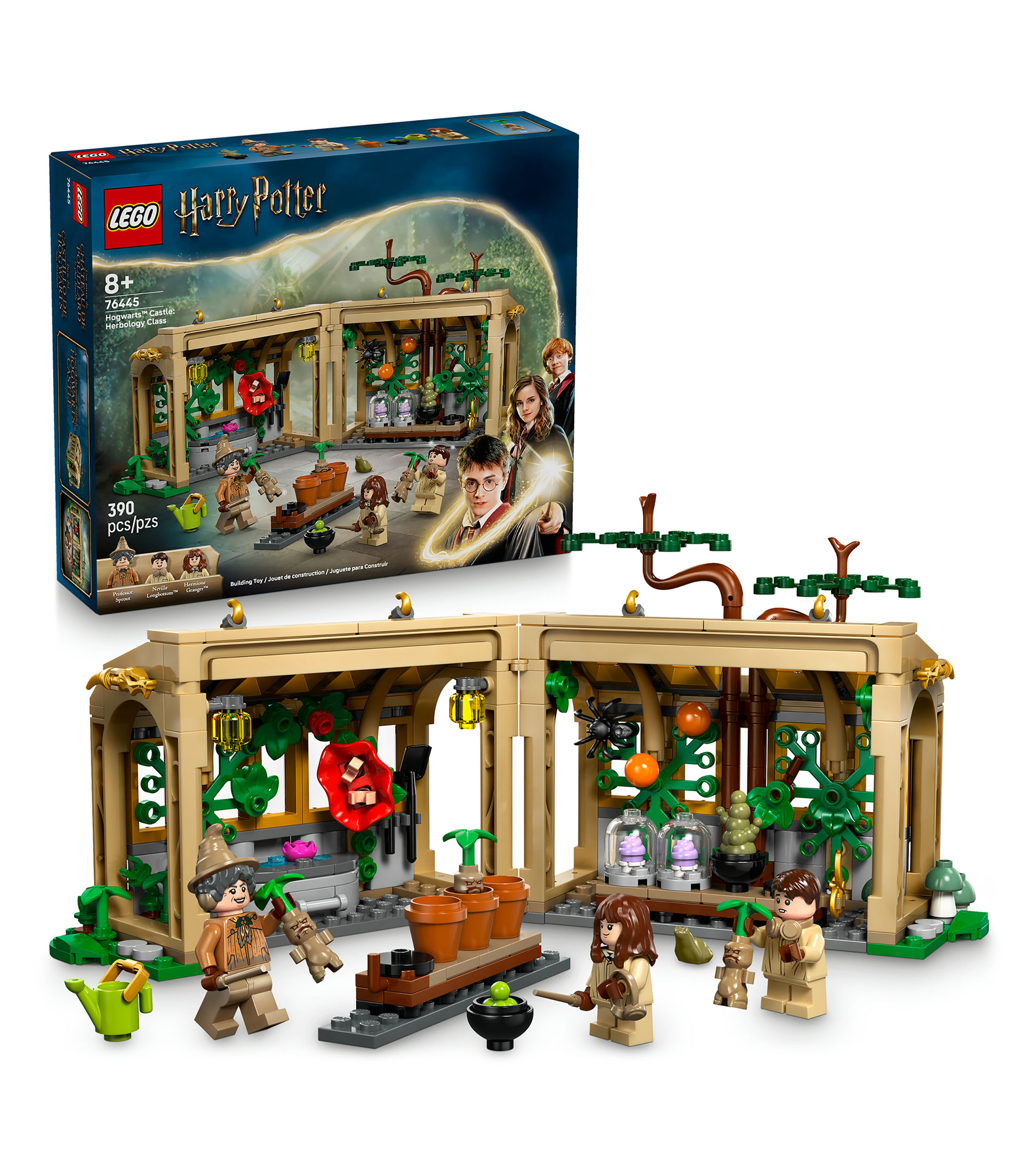 Lego Harry Potter Castillo de Hogwarts Clase de Herbología 76445