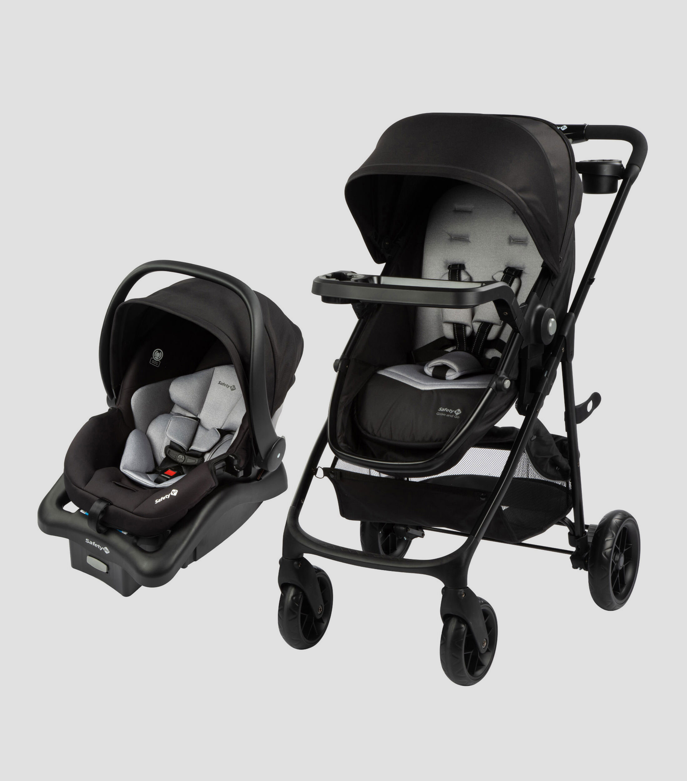 Carriola de viaje Grow Go Flex 8-en-1 Negra