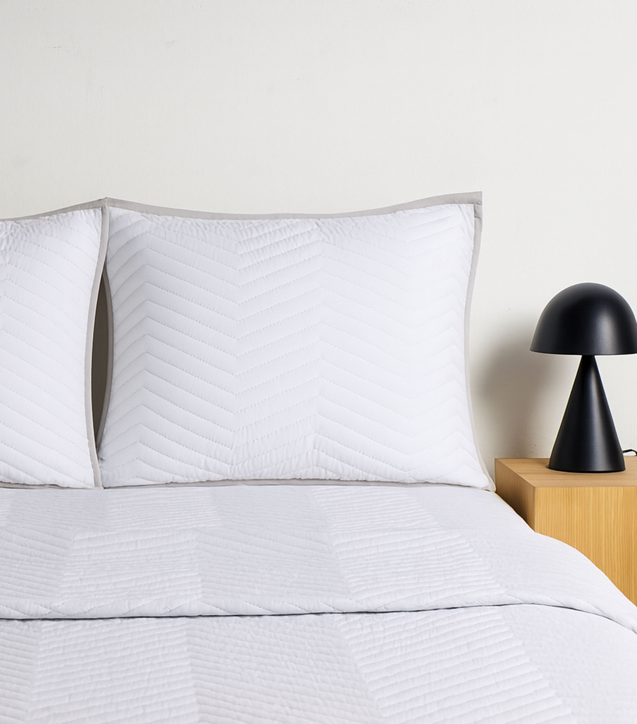 Funda para almohada estándar Selfoss blanca