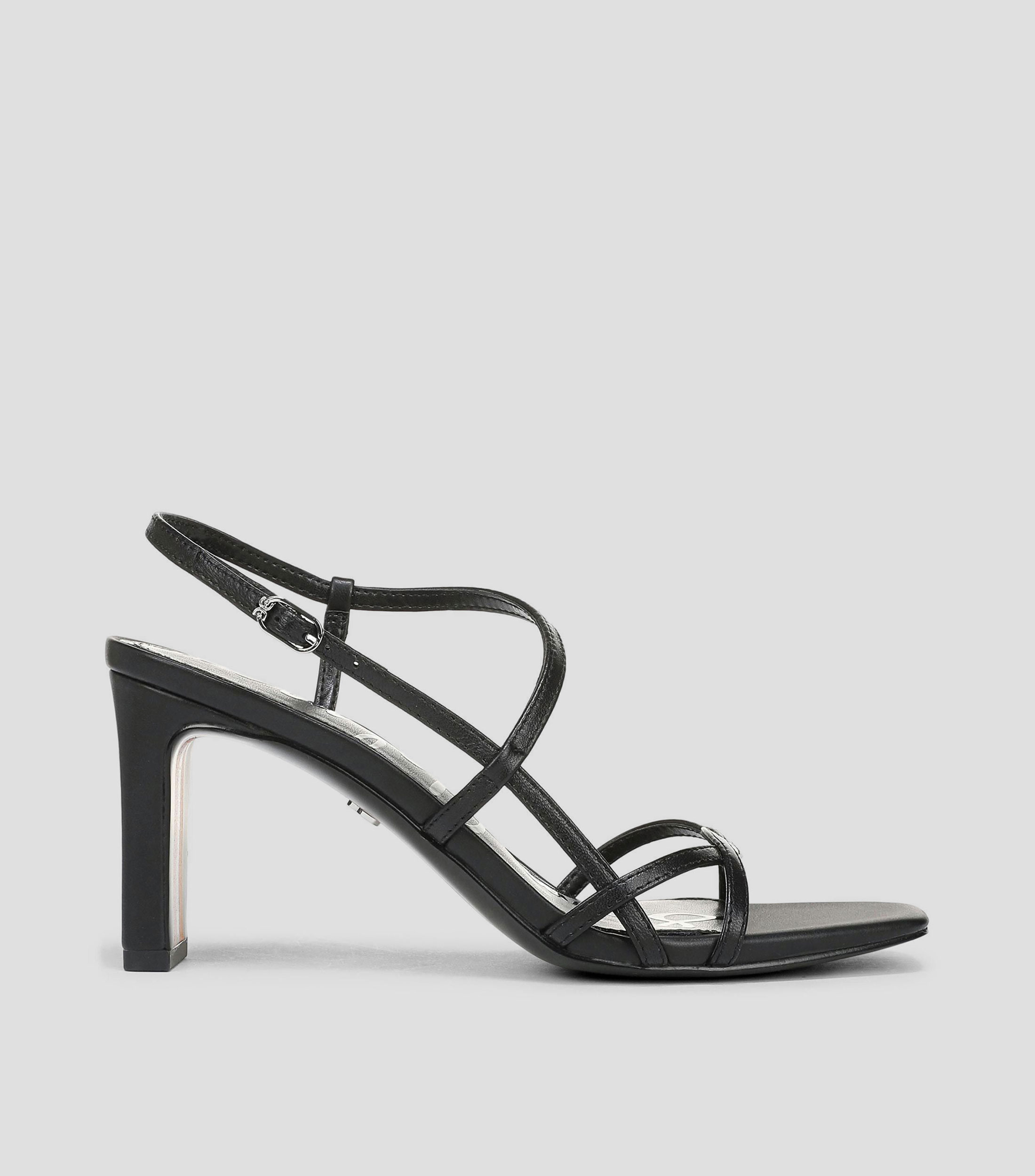 Sandalias con tacón medio cuadrado Mujer