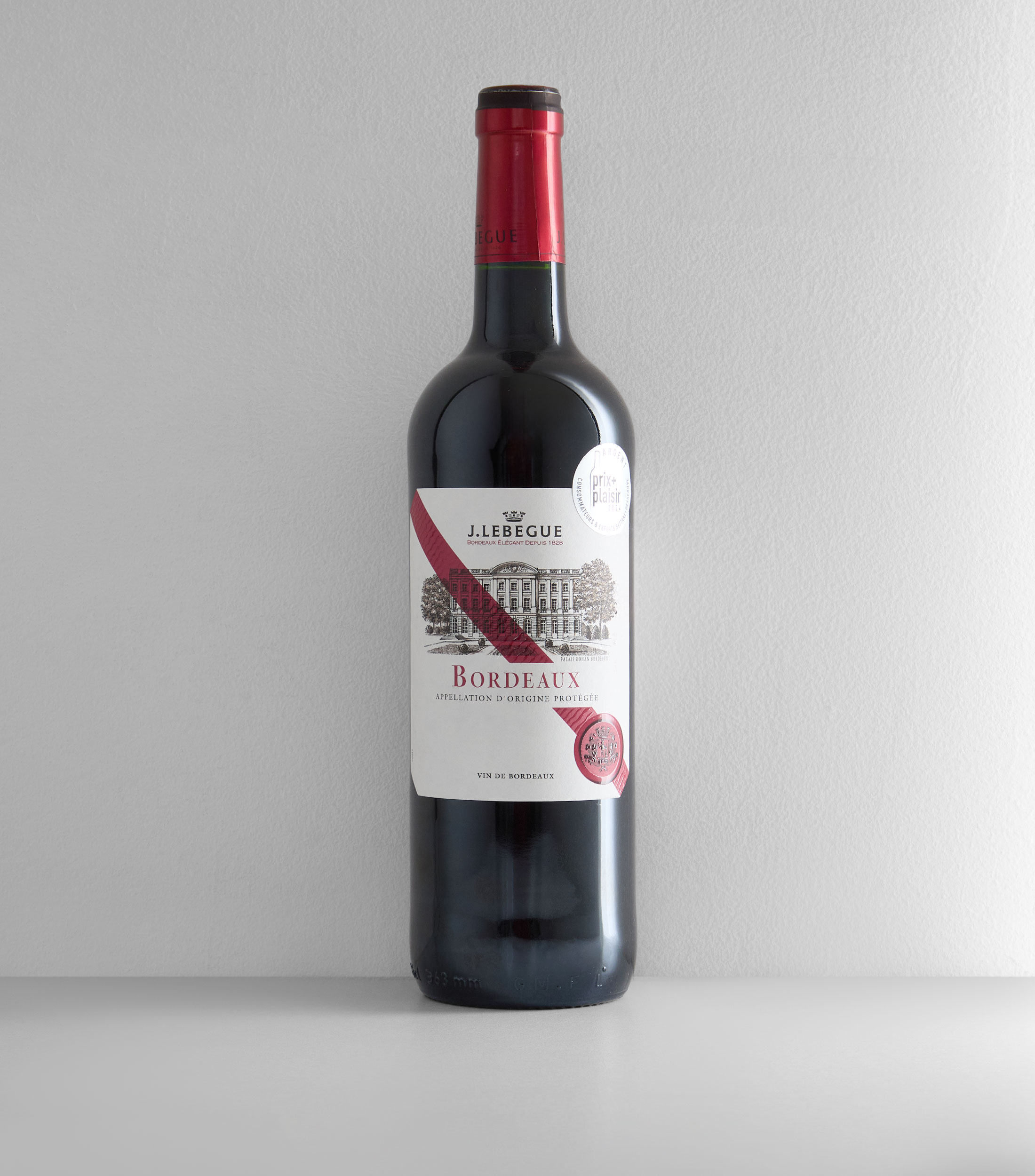 Vino Tinto Cabernet Sauvignon J. Lebegue Bordeaux 2023, 750 ml