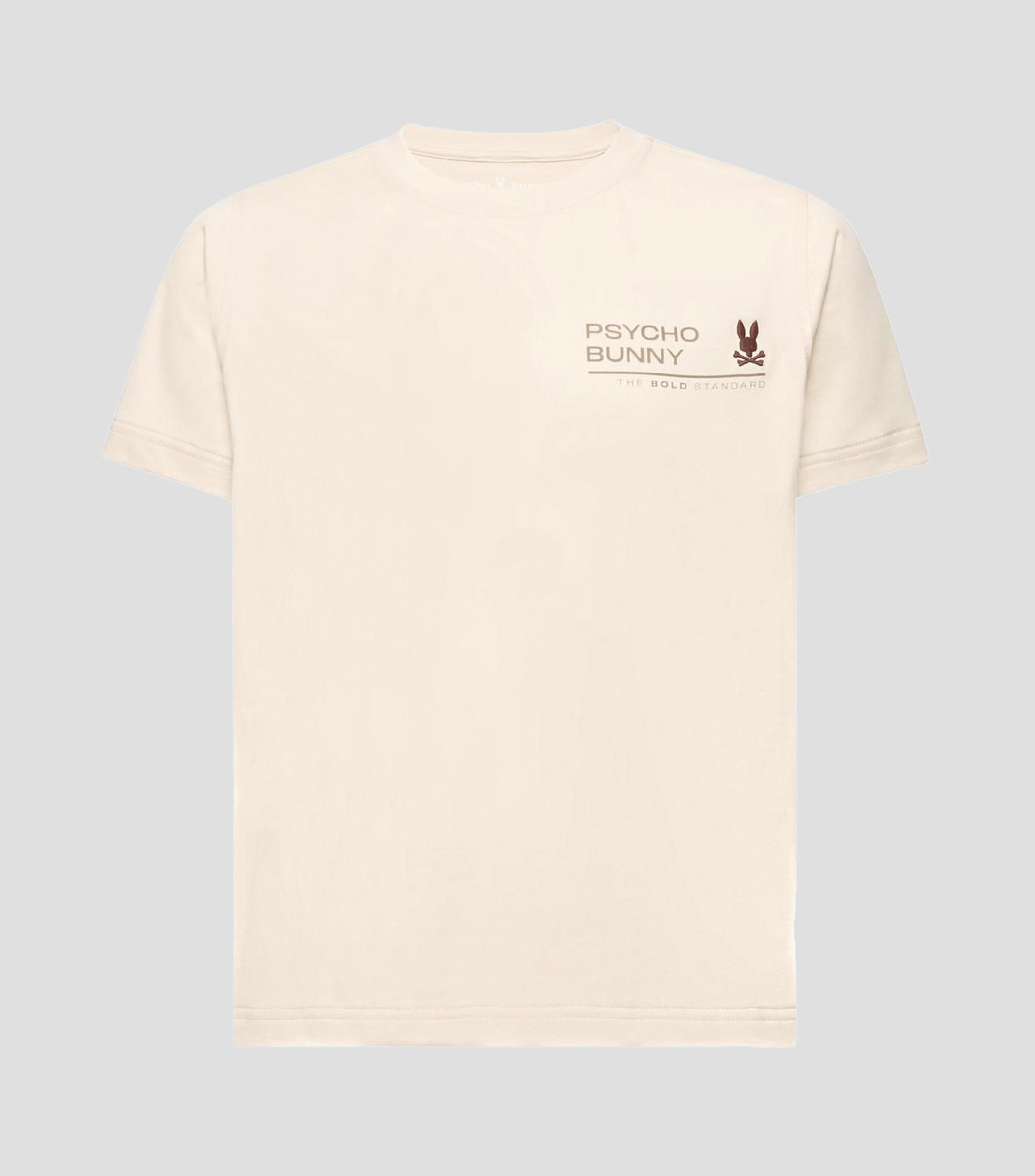 Playera de cuello redondo con manga corta estampada Niño