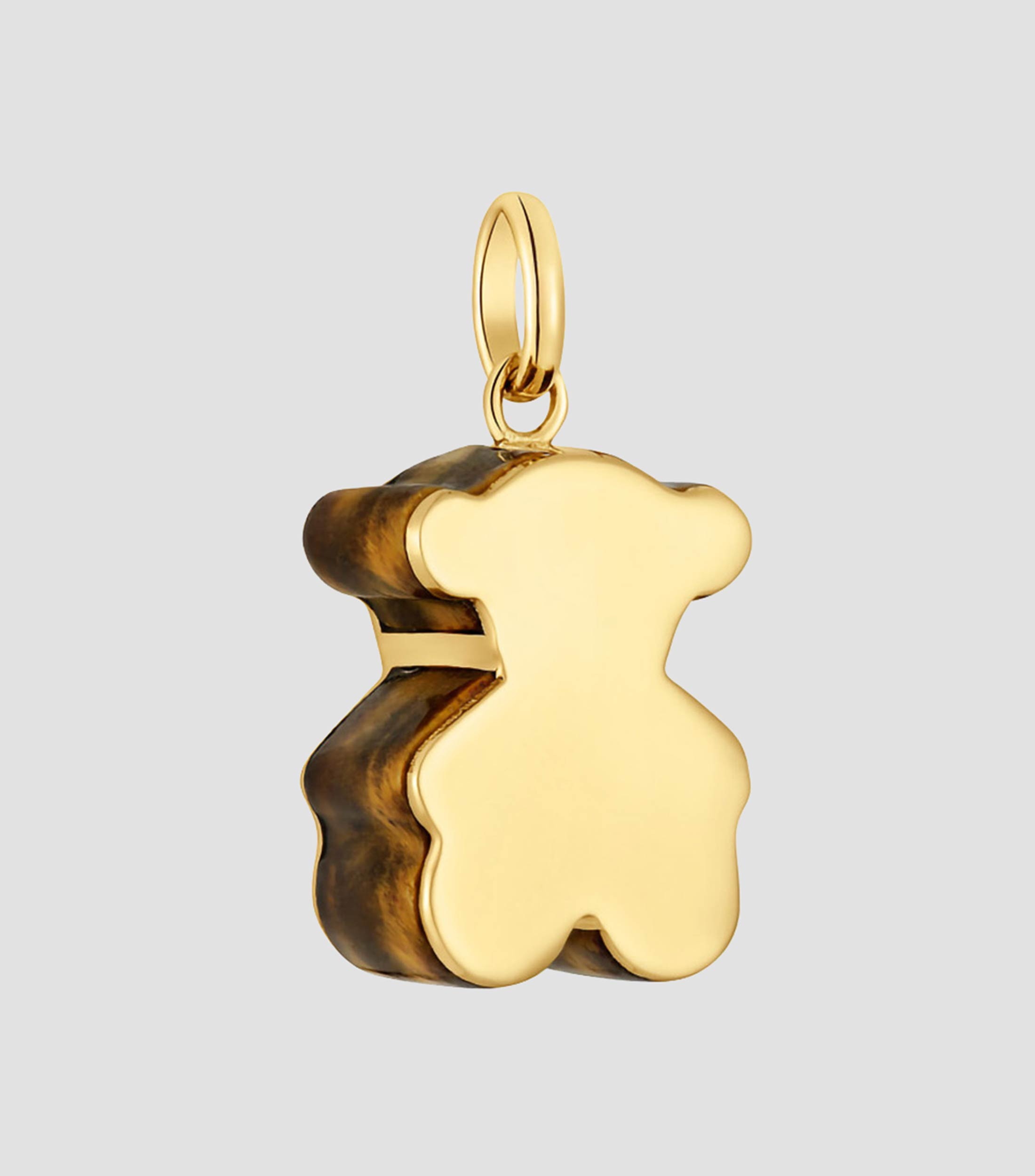 Dije de oso en oro amarillo 18 kilates Tous 1950 con ojo de tigre Mujer