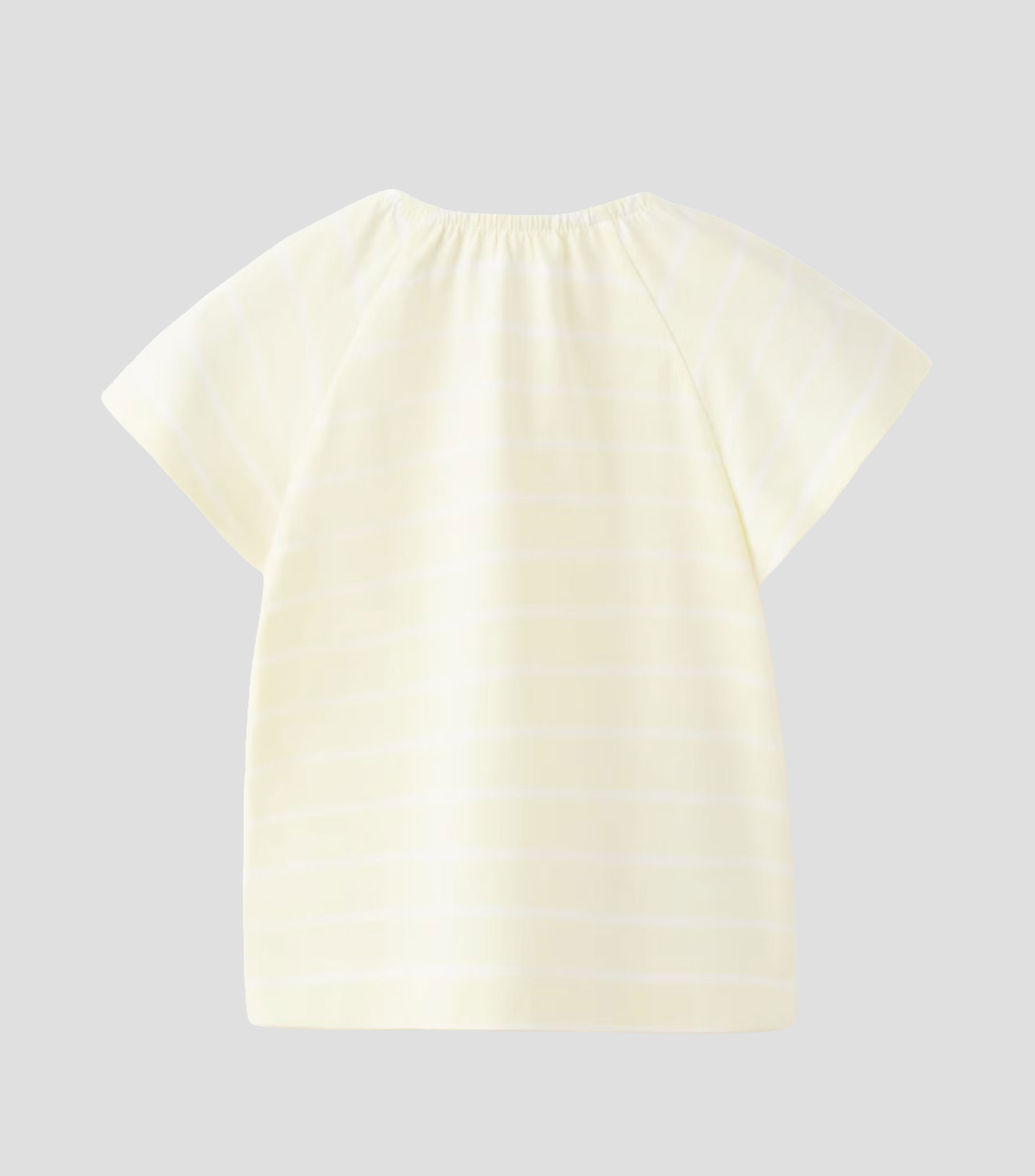 Playera cuello redondo manga corta rayas Niña
