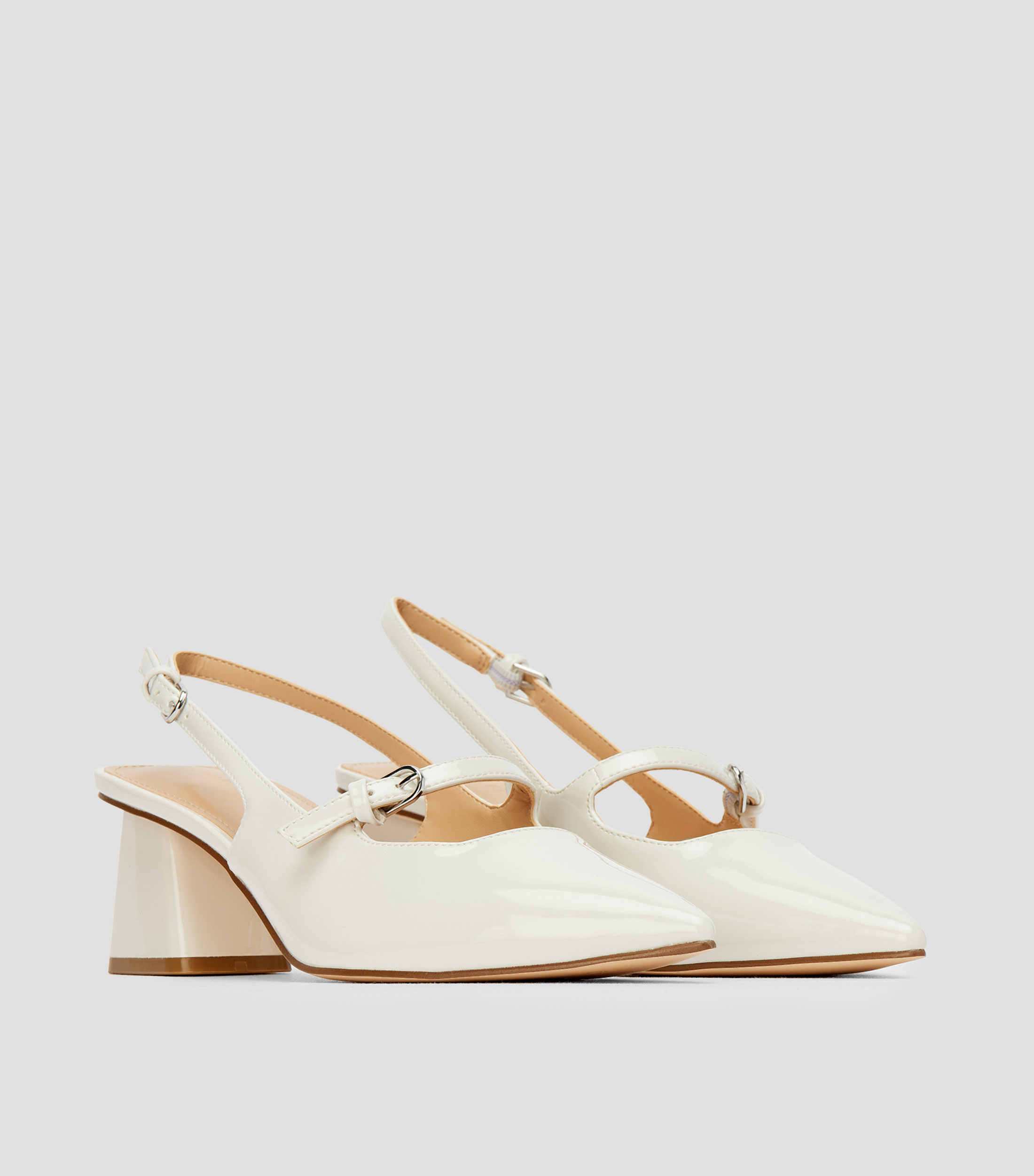 Zapatillas con Tacón ancho de 6 cm Mujer
