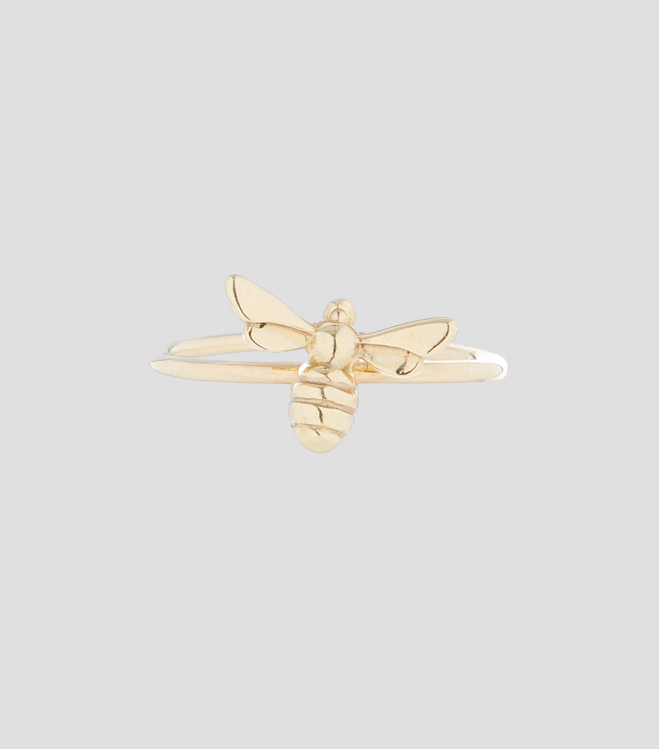 Anillo en oro de 14 kilates con abeja Mujer