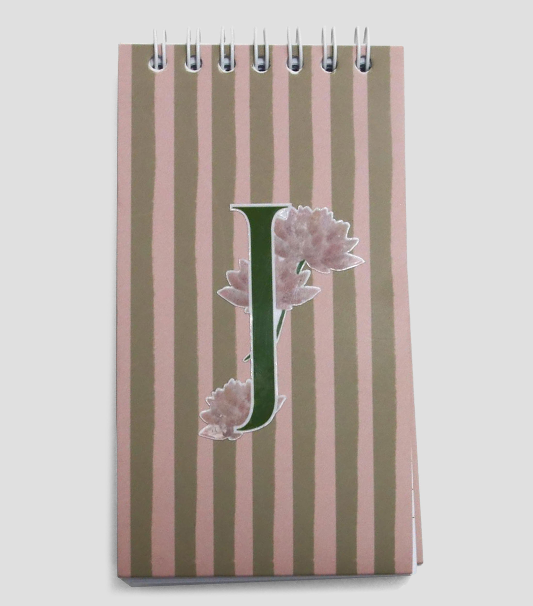 Libreta chica inicial "J", hojas raya