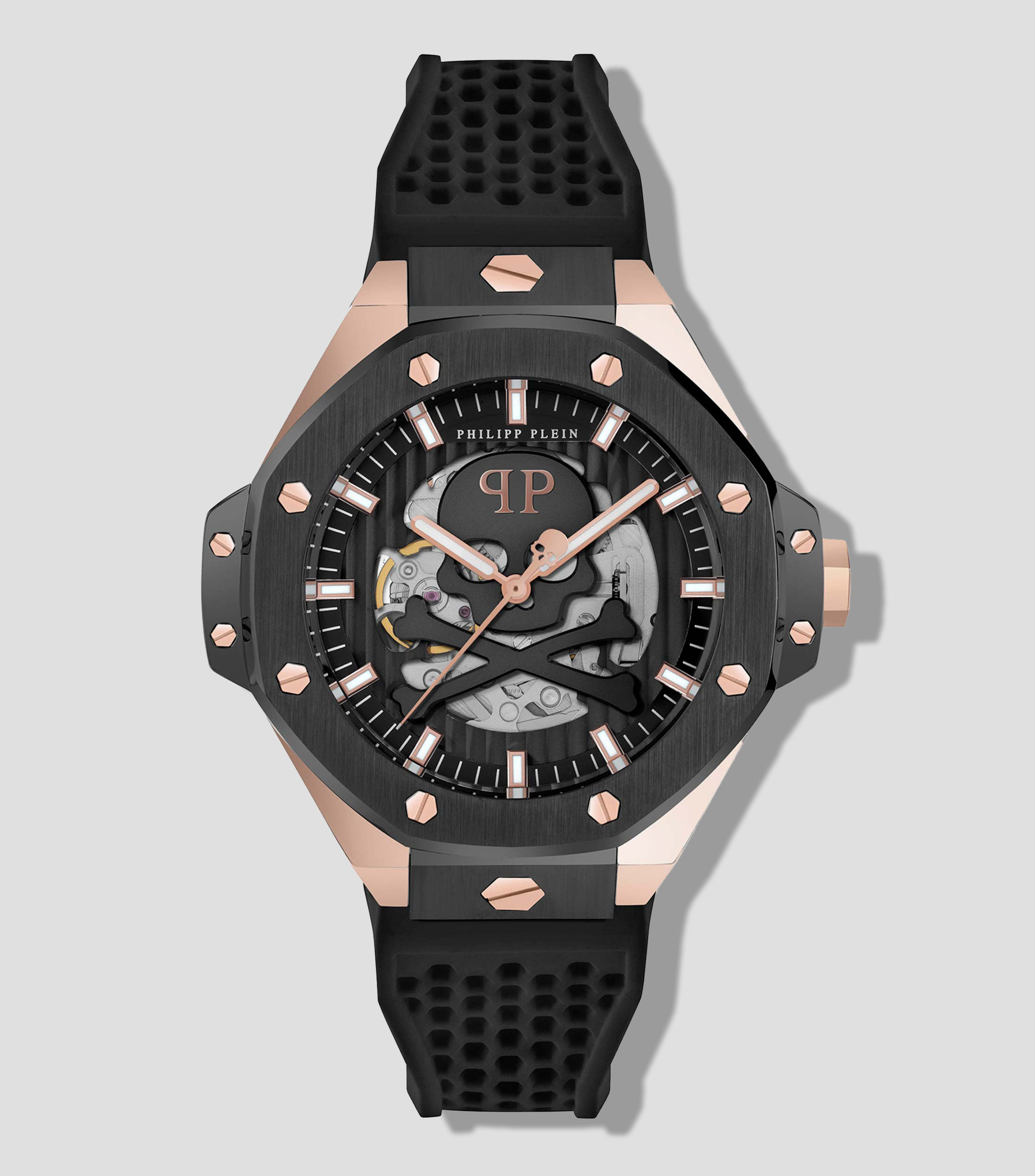 Reloj para Hombre Plein Skeleton Royal, Negro