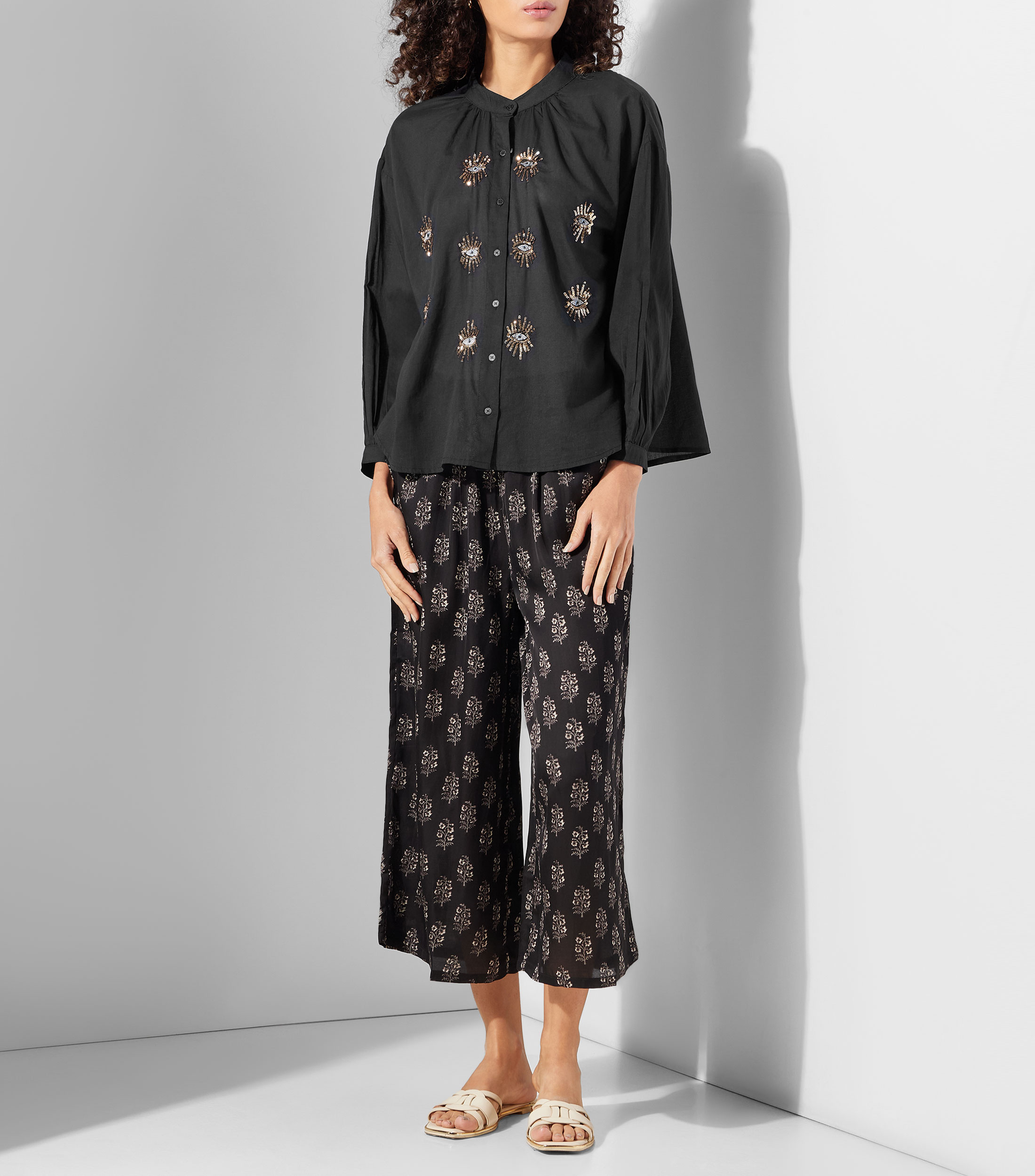 Camisa fantasía manga larga Mujer