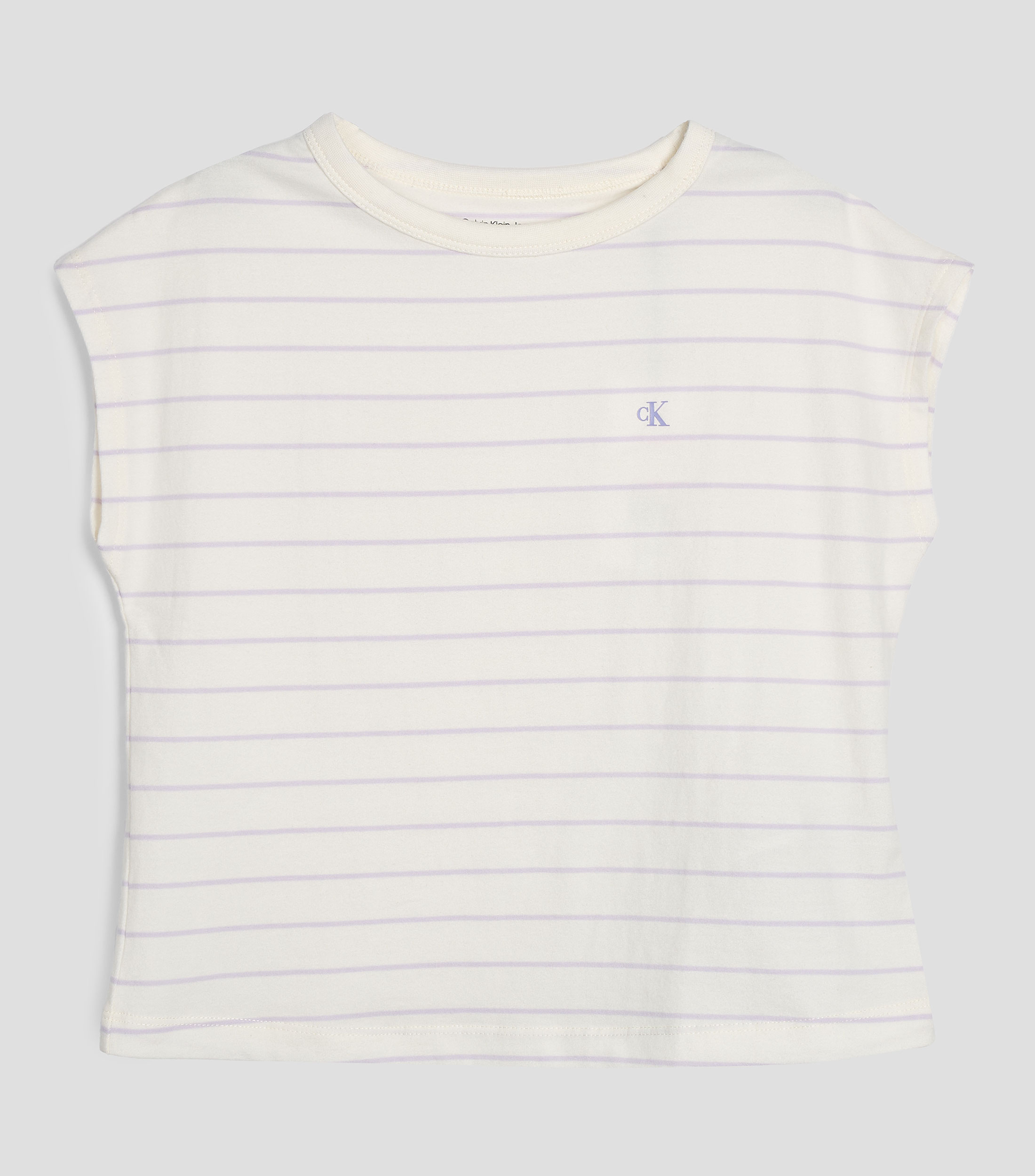 Playera de rayas con manga corta Nina