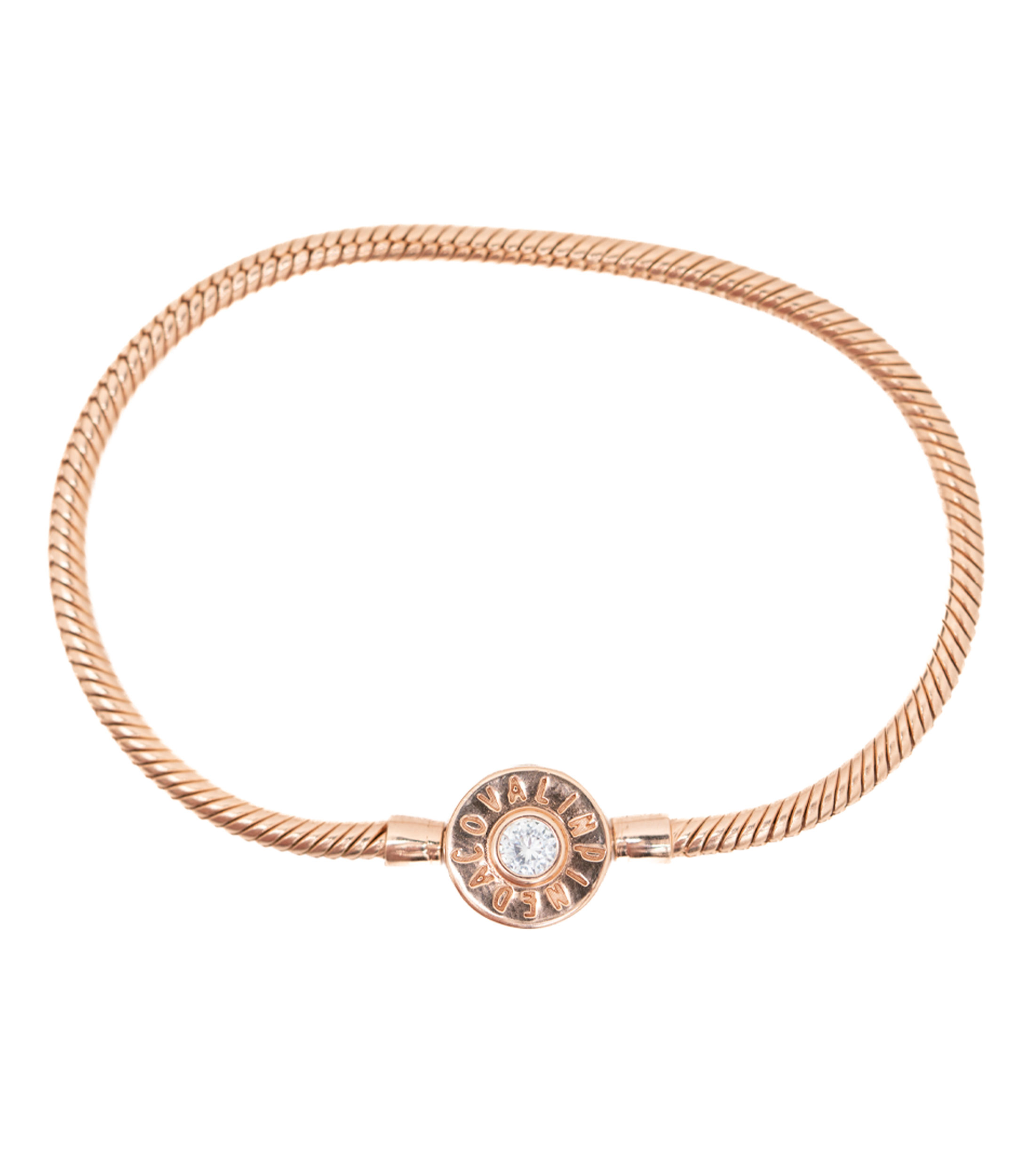 Brazalete Entrelazado con Dije Mujer