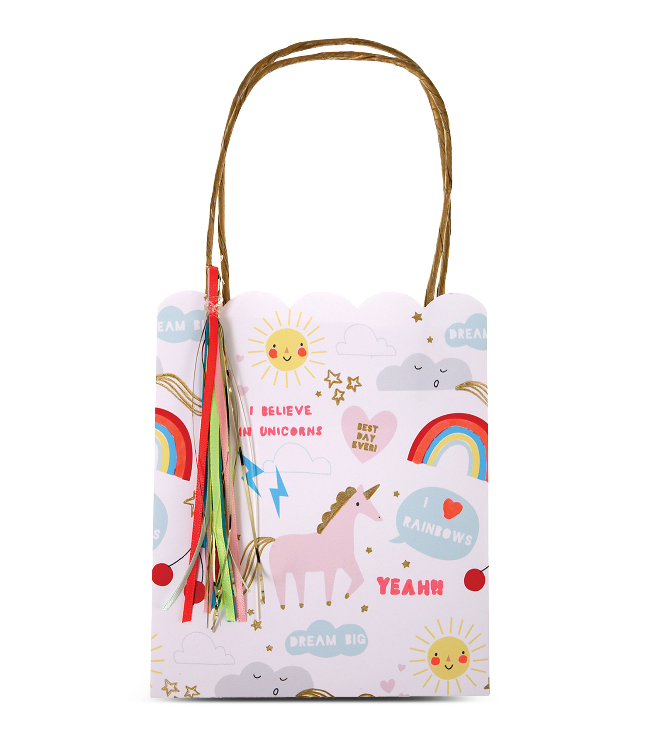 Bolsas para cumpleaños I Believe in Unicorns