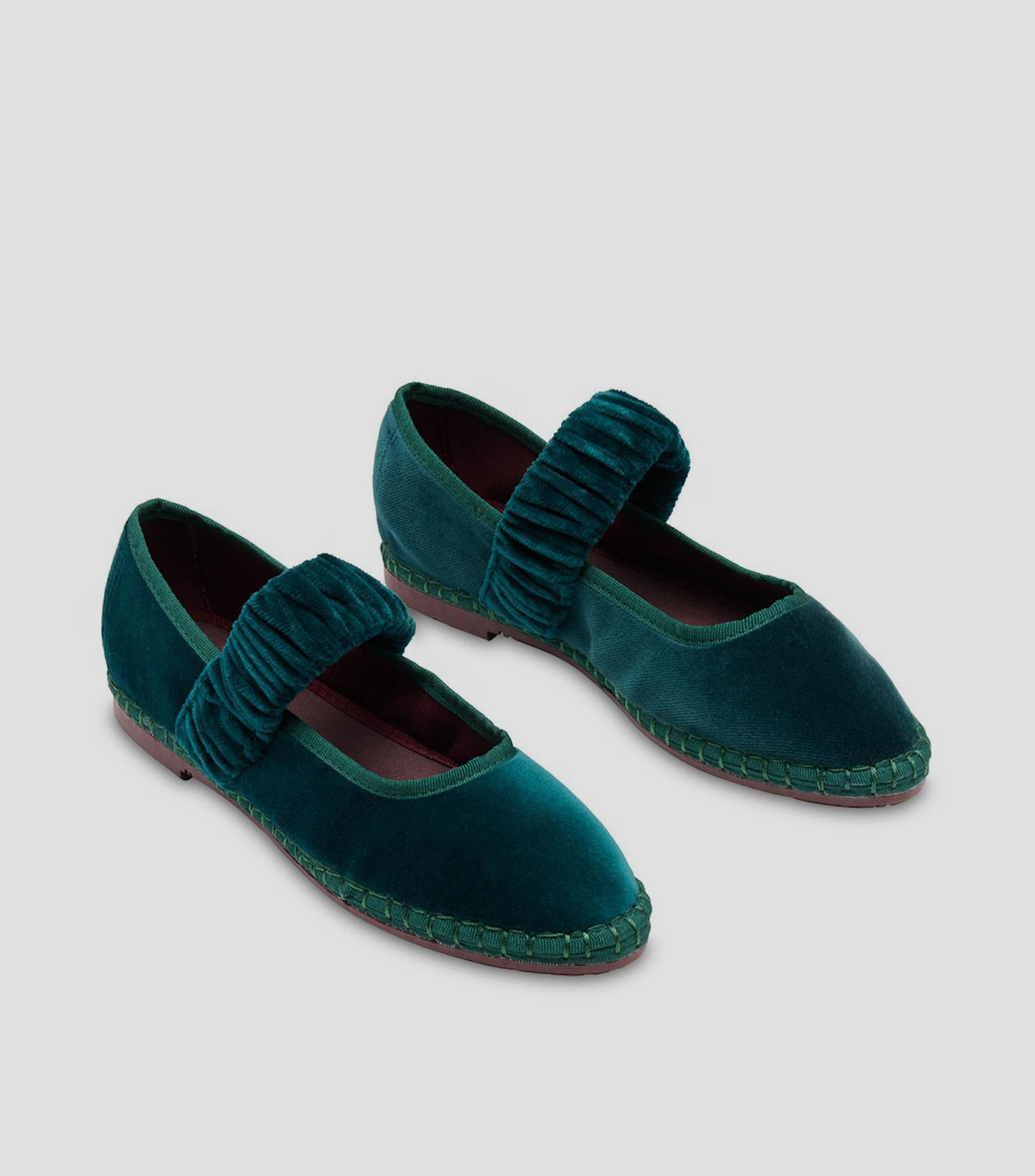Flats Mafalda Leonor con cinta Mujer