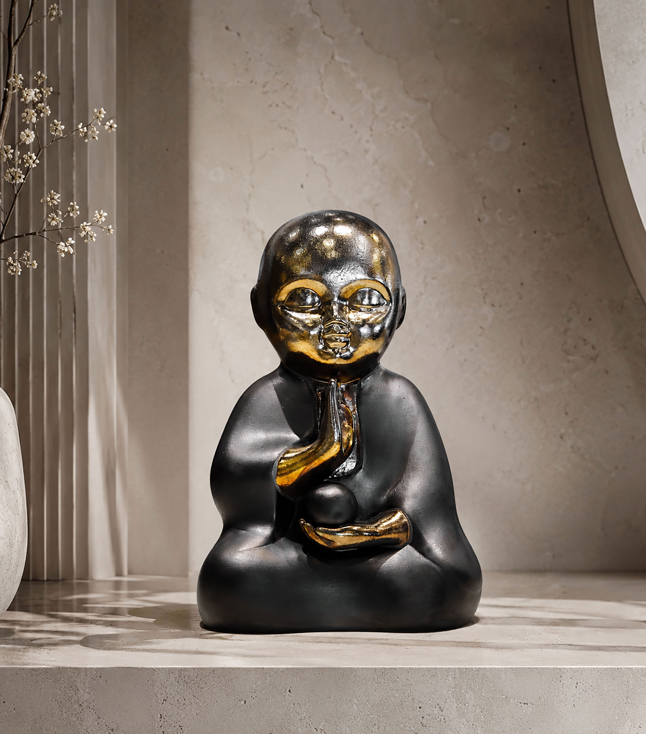Figura decorativa Baby Buda Raku
