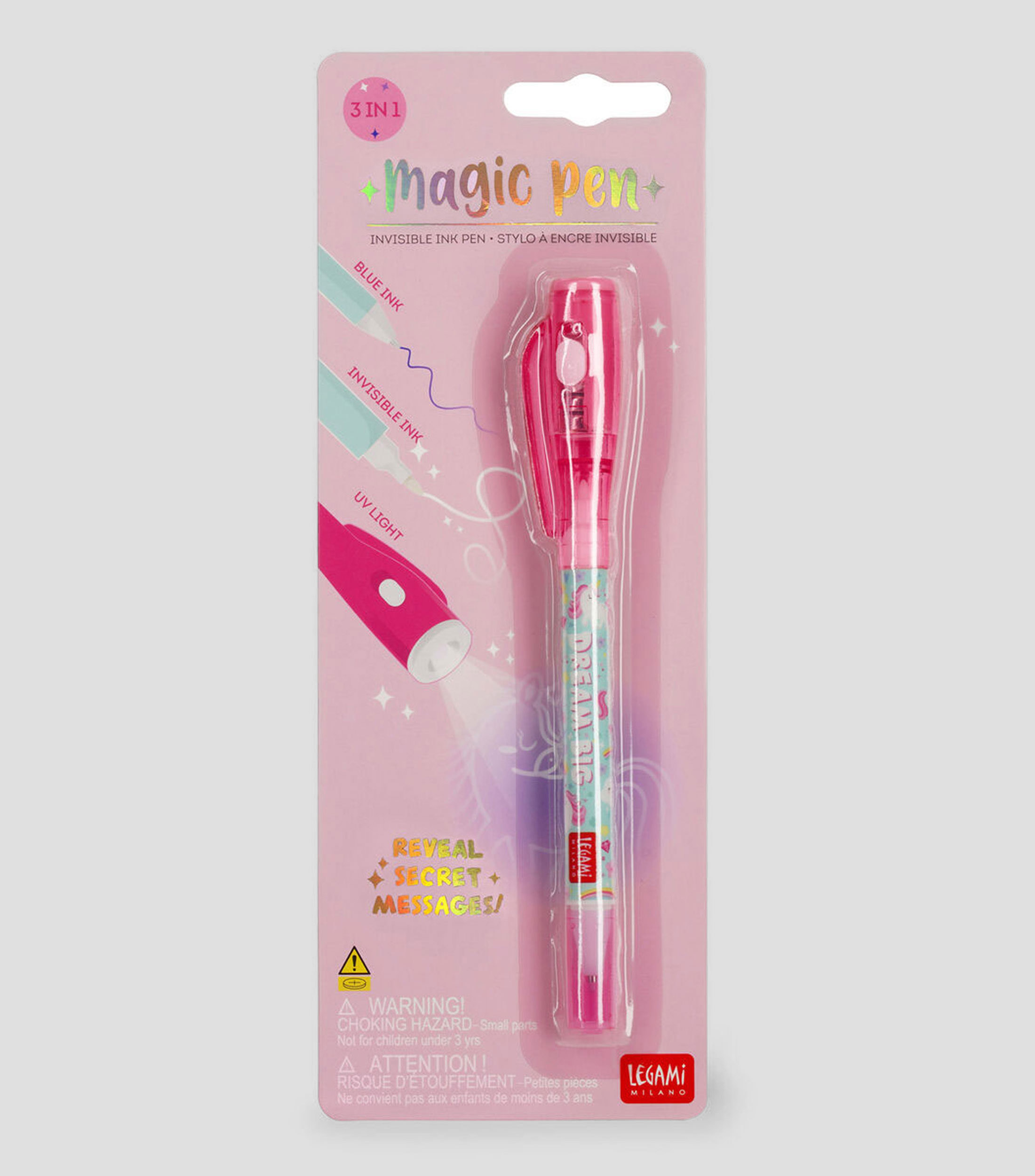 Pluma de tinta invisible Unicornio