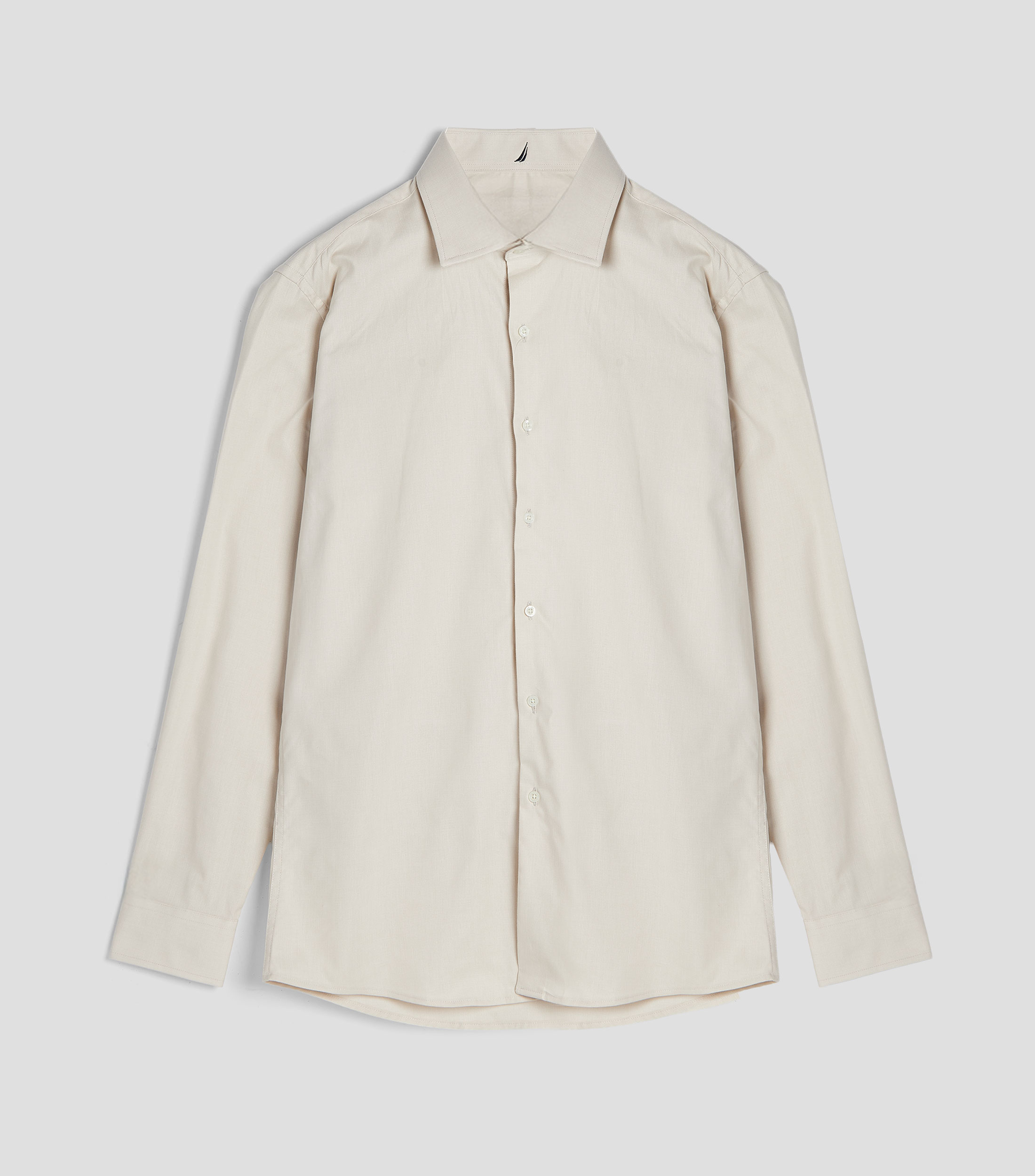 Camisa lisa manga larga Hombre