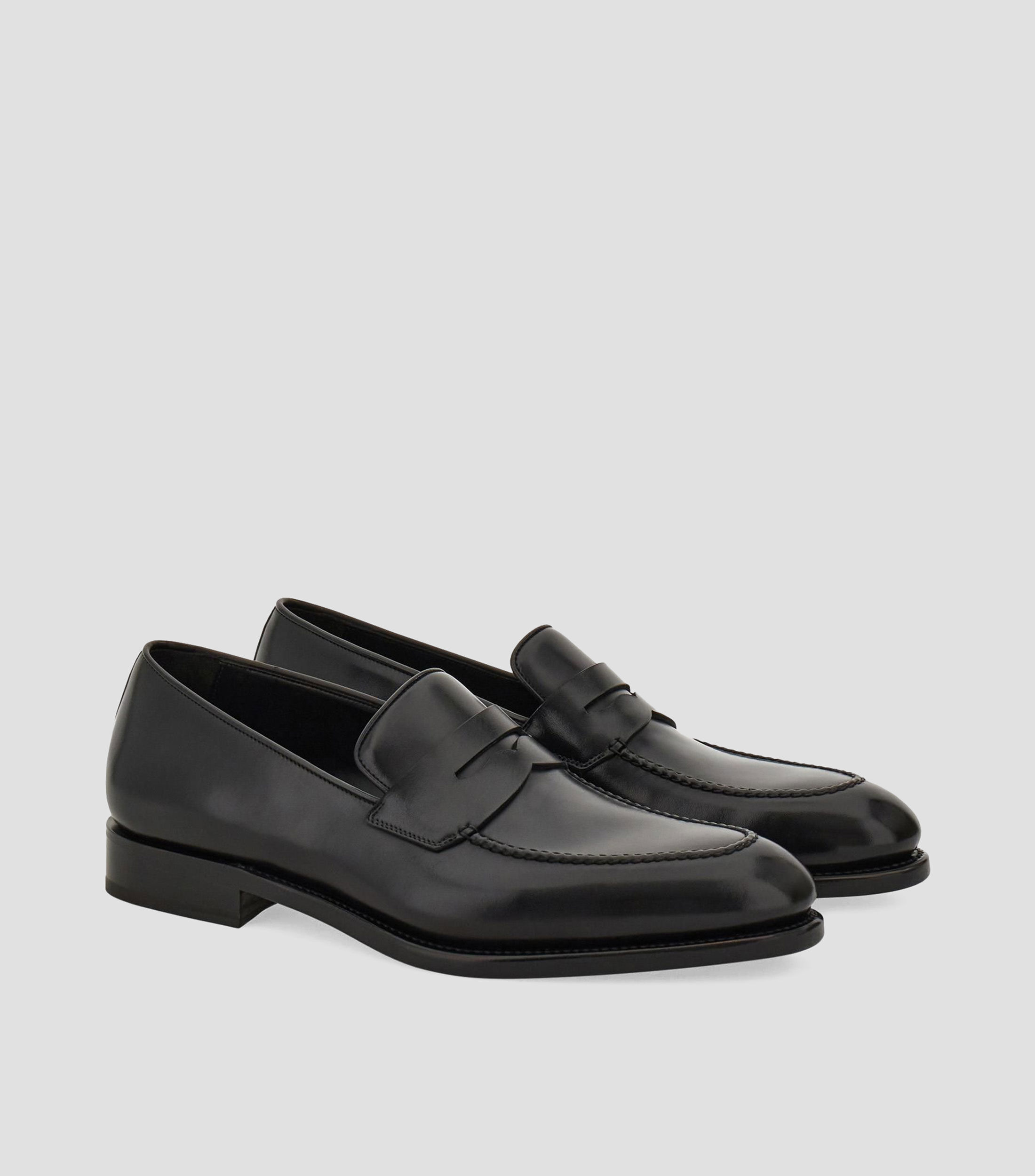 Mocasines en piel de becerro Hombre