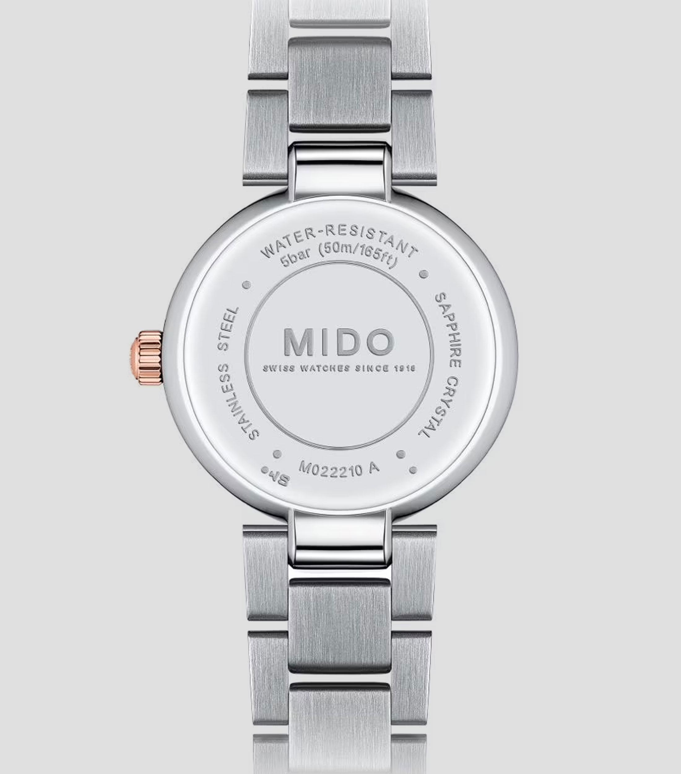 Reloj para Mujer Baroncelli casual plateado, oro rosa