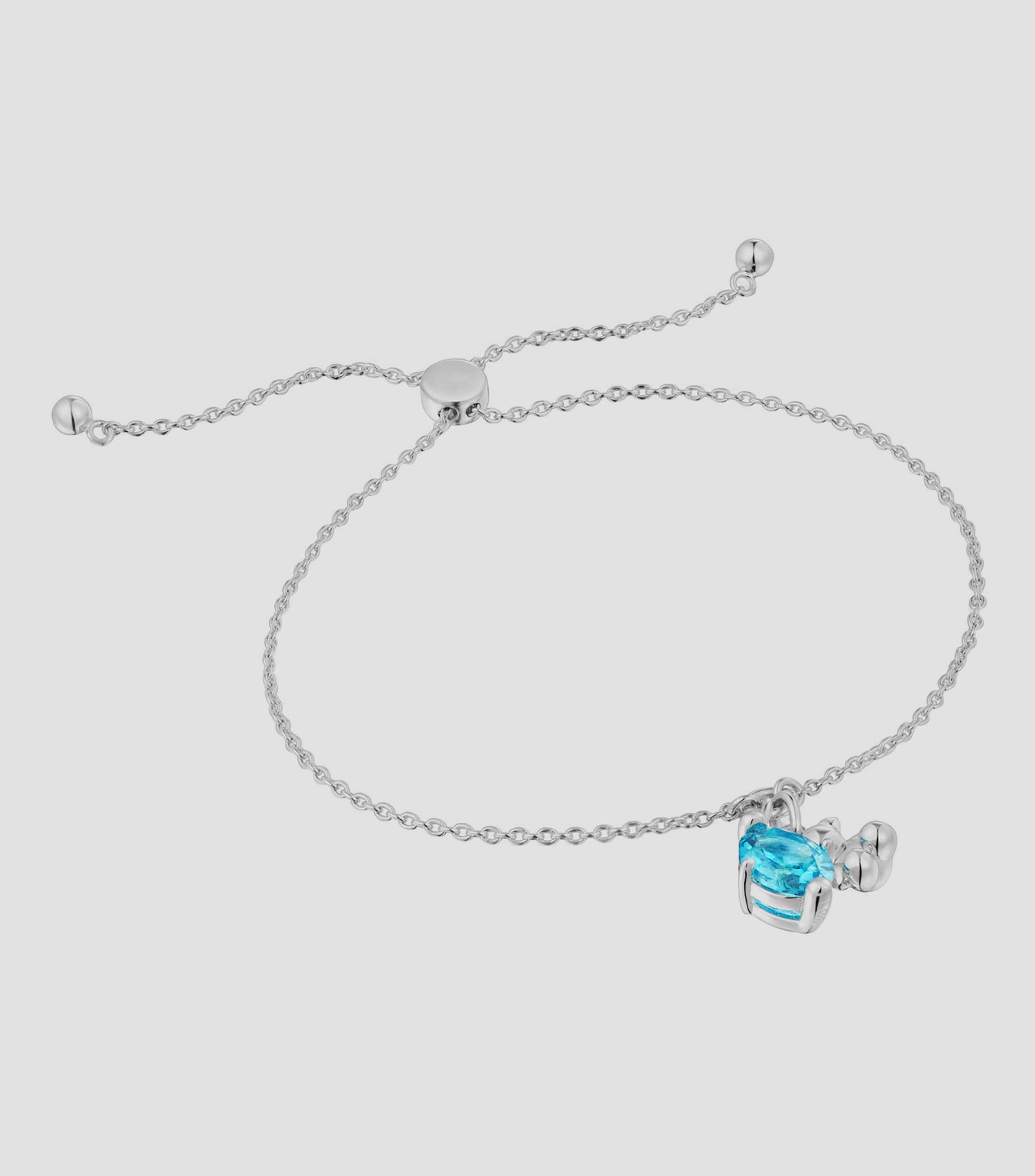 Pulsera eslabonada Bold Bear en plata .925 Mujer