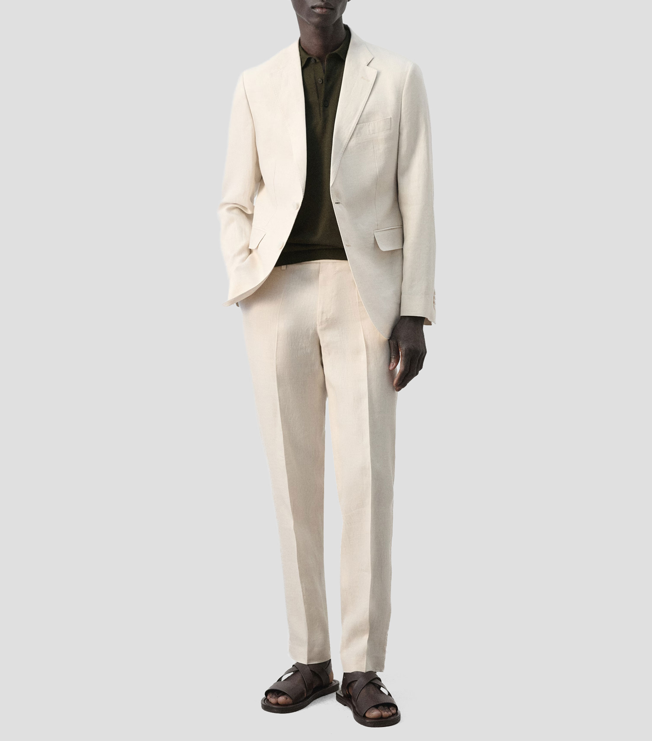 Saco liso Hombre