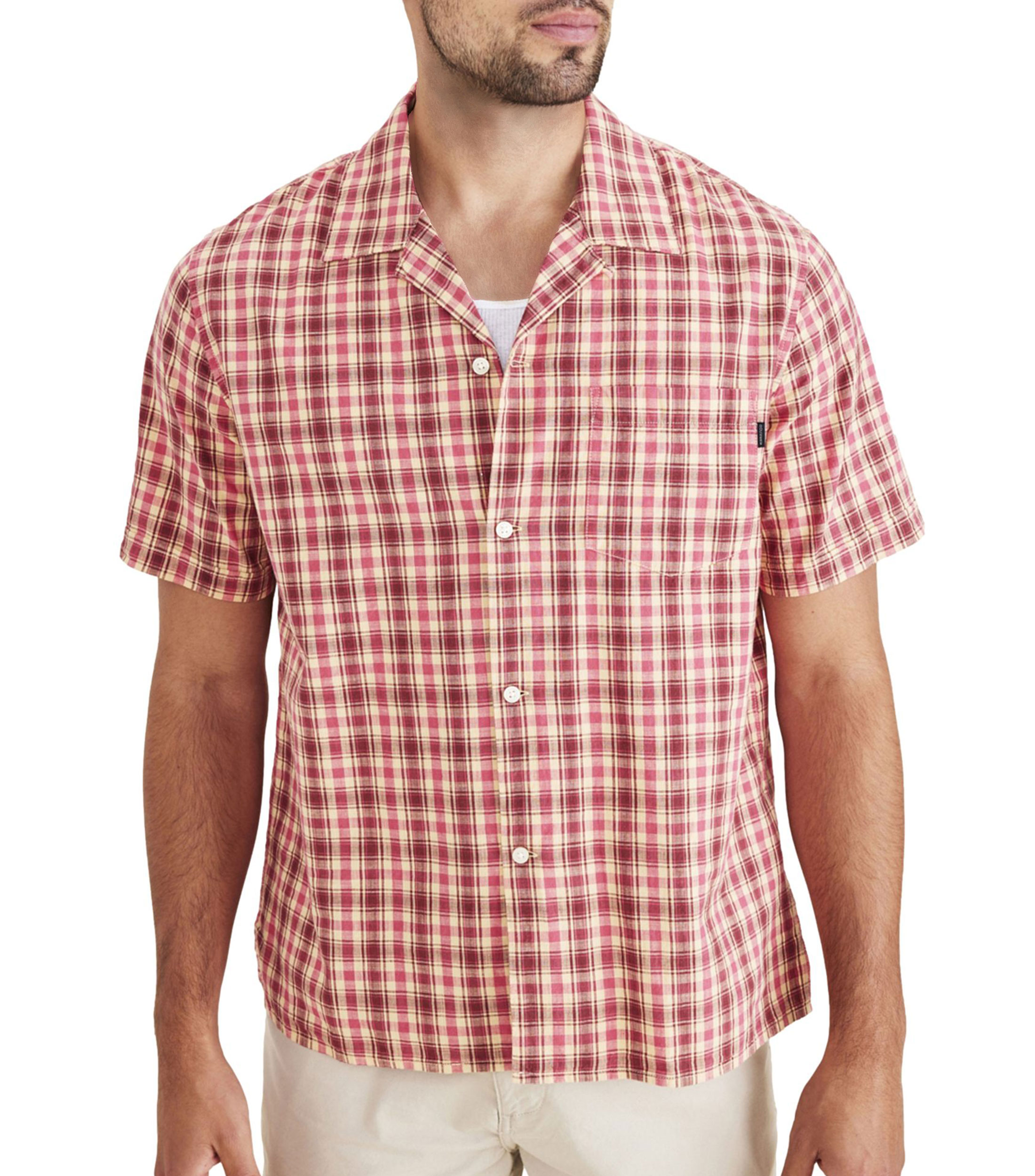 Dockers Camisa de cuadros manga corta Hombre El Palacio de Hierro