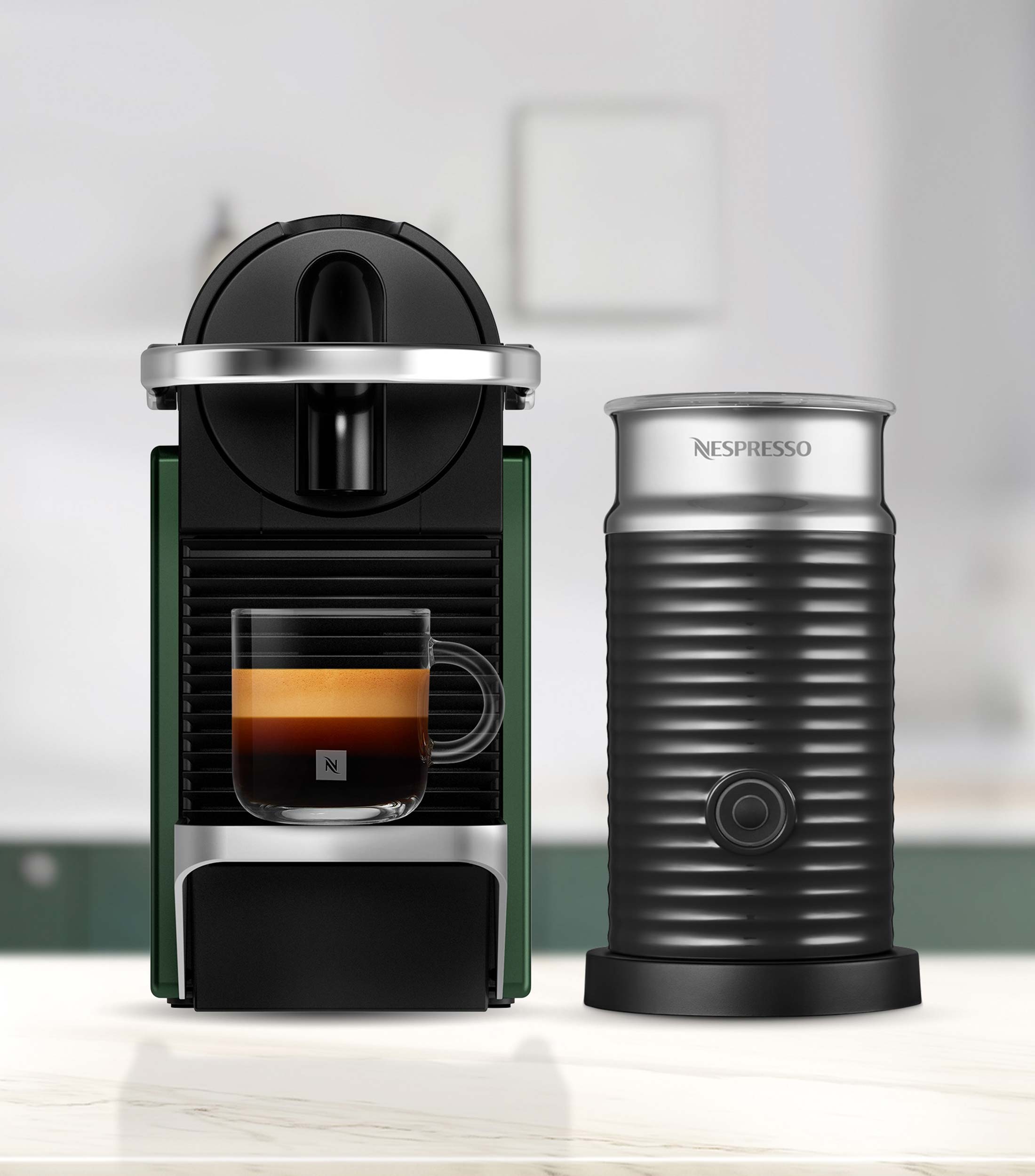 Combo Cafetera Pixie Aeroccino 3 Verde